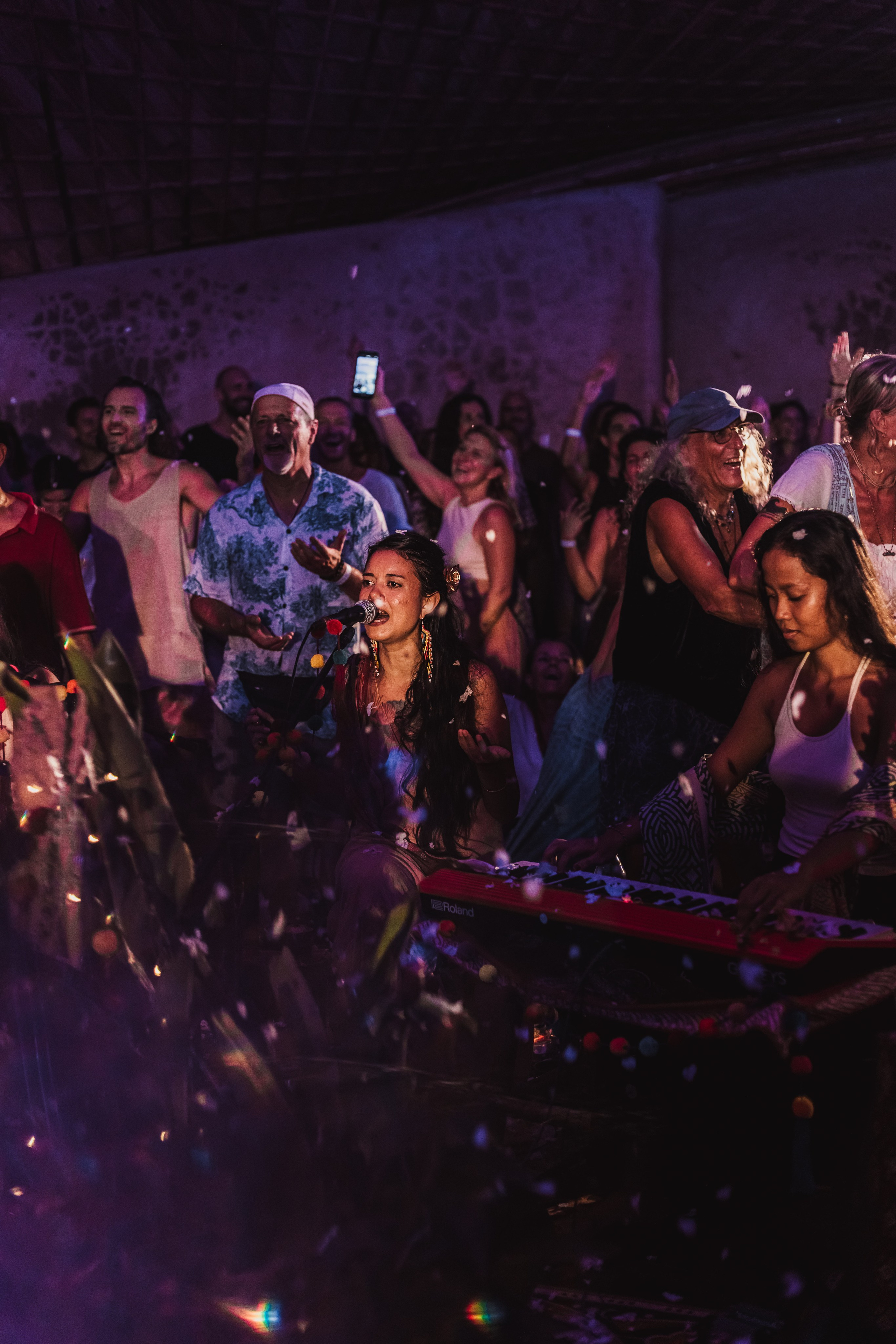 Hanuman Project kirtan at Alchemy april. Mariam Bagdasaryan