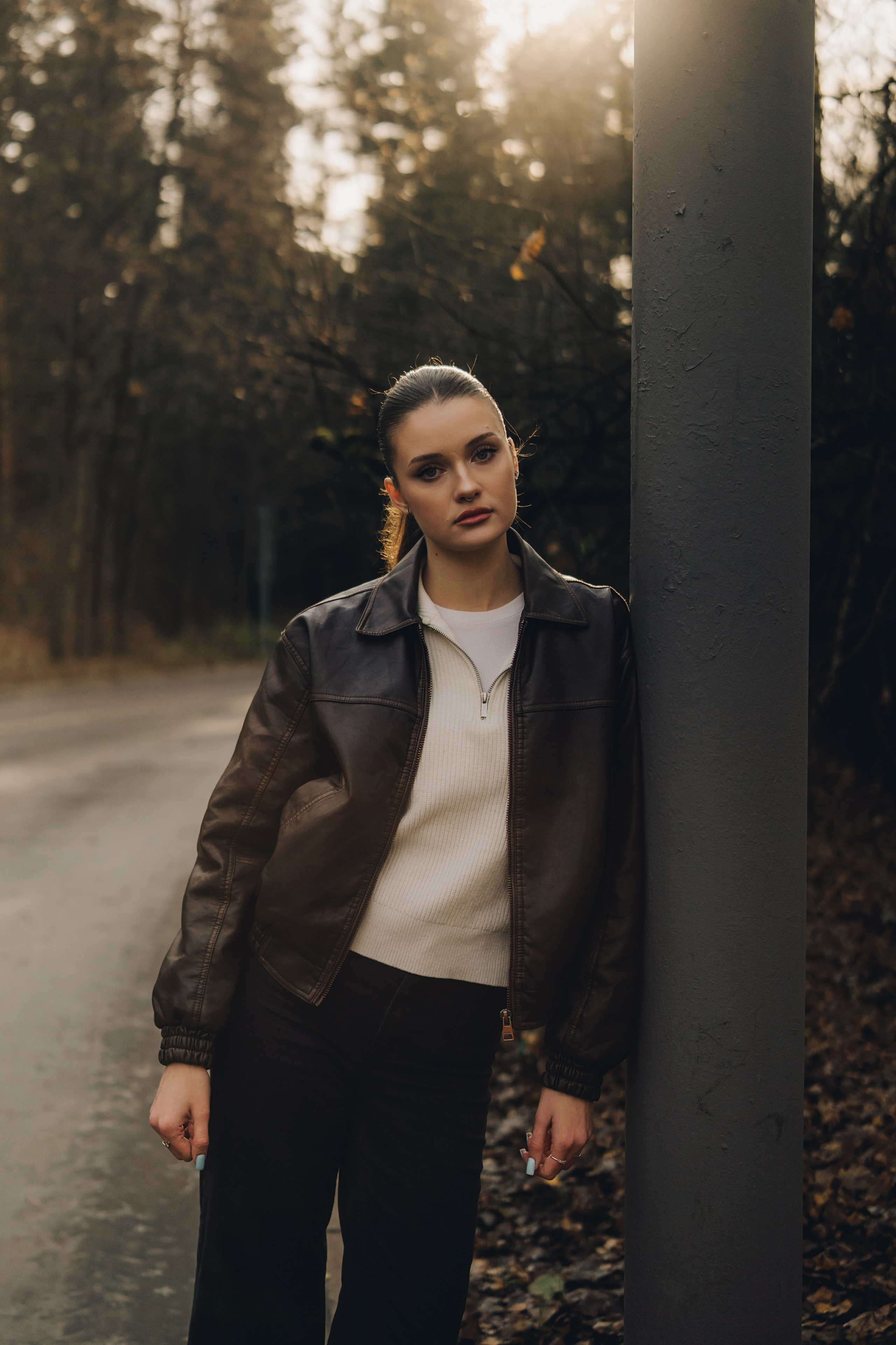 Анастасия | осенняя фотосессия в лесу. Портретный фотограф Москва