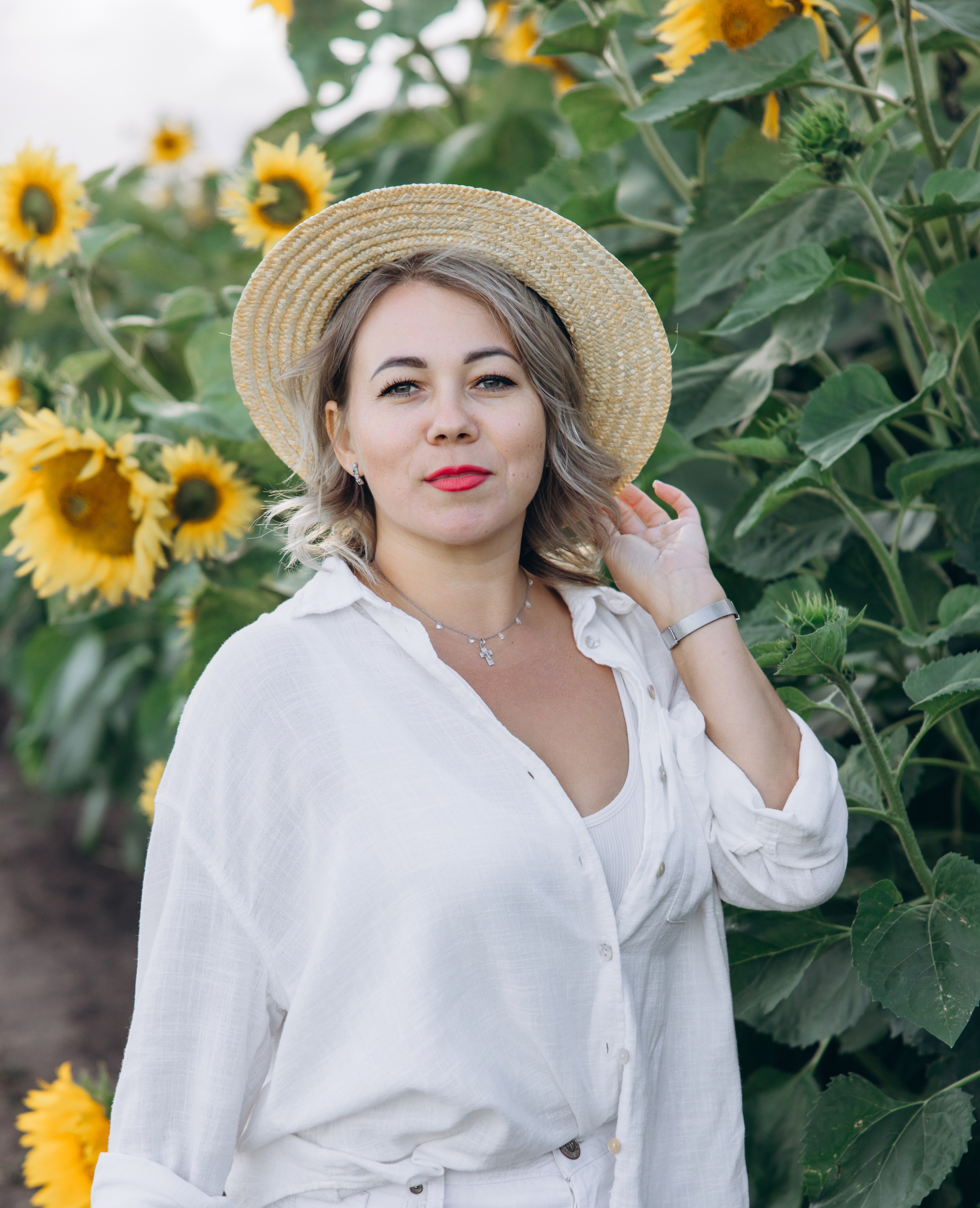 Кристина в Подсолнухах. Фотограф в Красноярске Евдокимова Анастасия