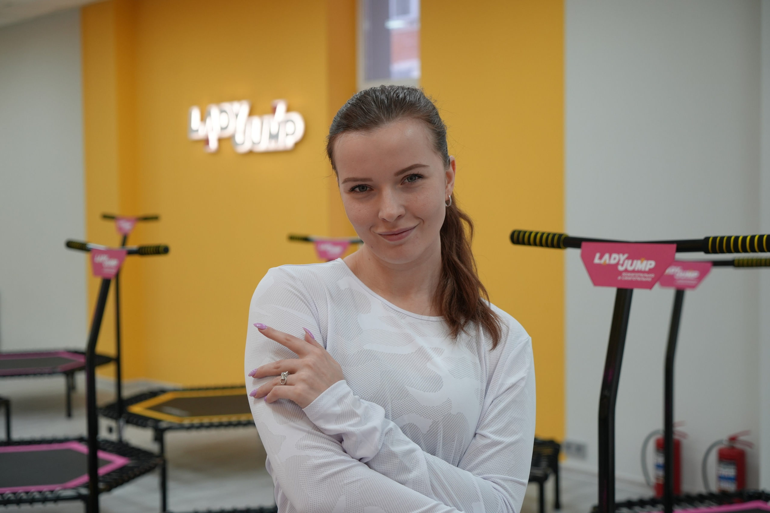 Открытие батутного центра «Lady Jump». Видеограф и Фотограф в Москве