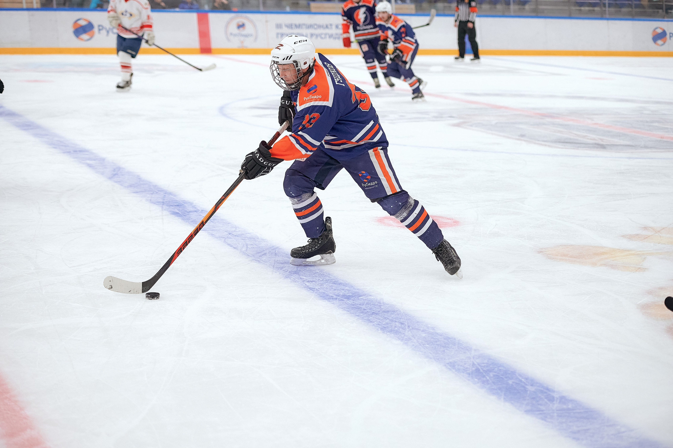 Портфолио репортажной фотосъёмки: Кристалл арена — Хоккей — РусГидро. Фотограф Яковлев Роман — Красноярск