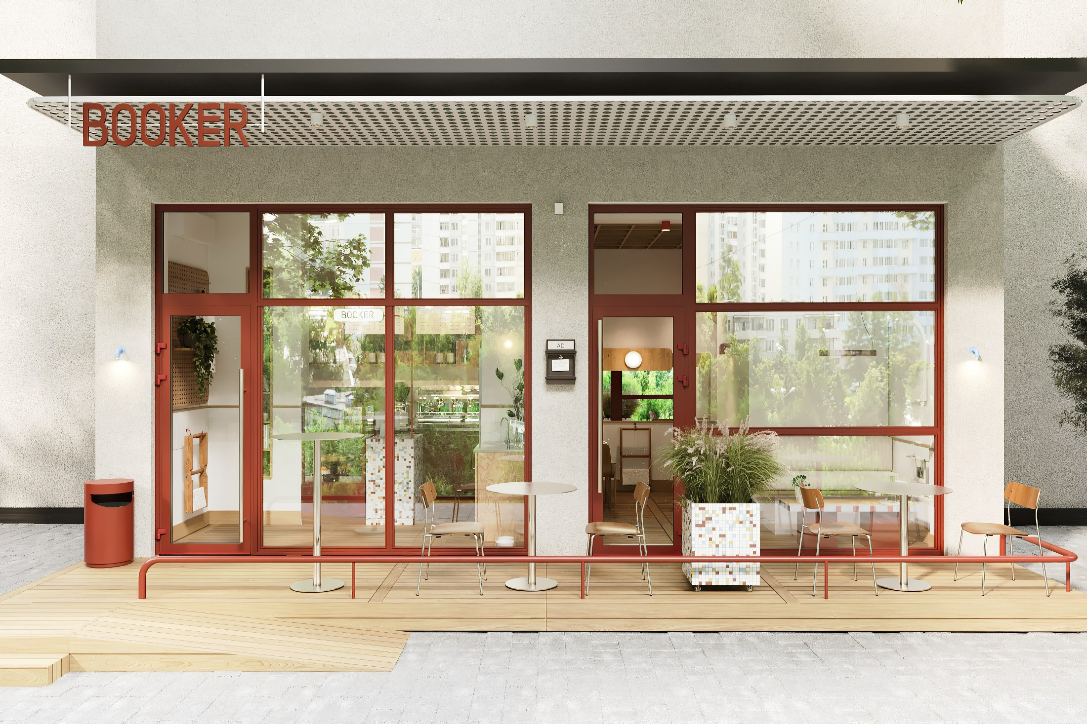 Кофейня Booker. Дизайнер интерьеров