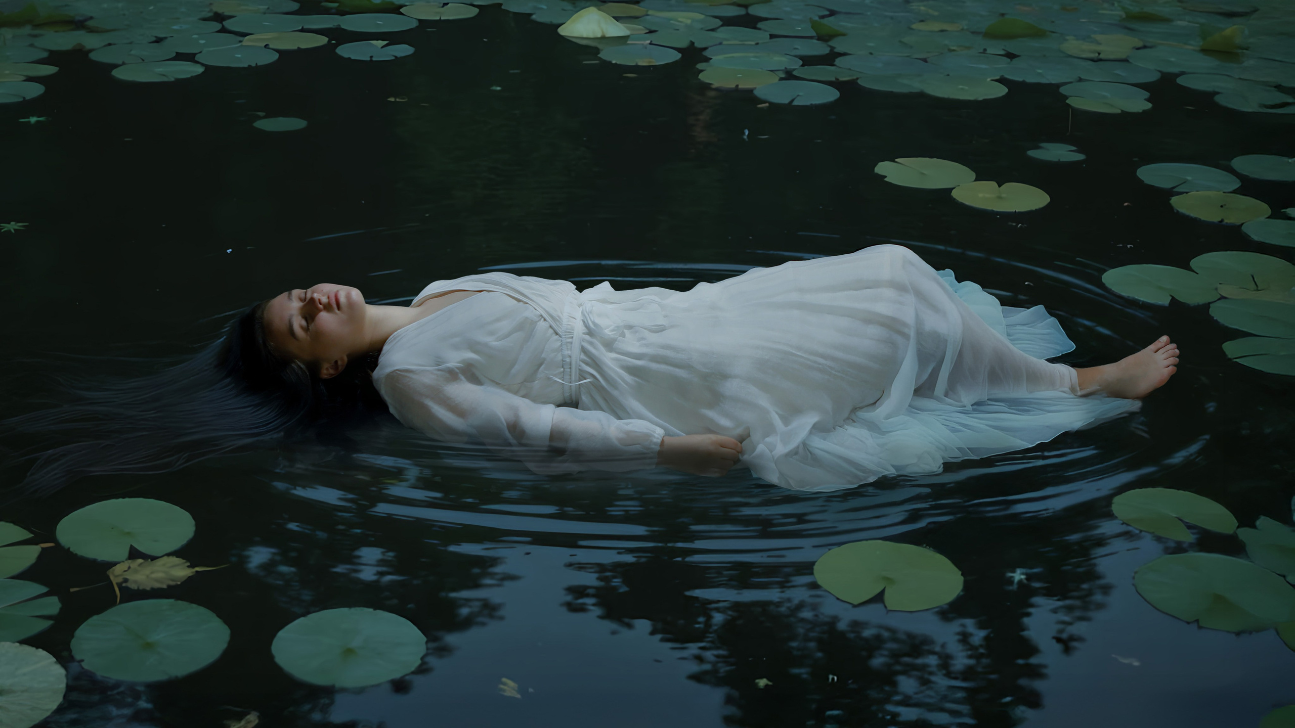 The pond. Elizabeth Marriott