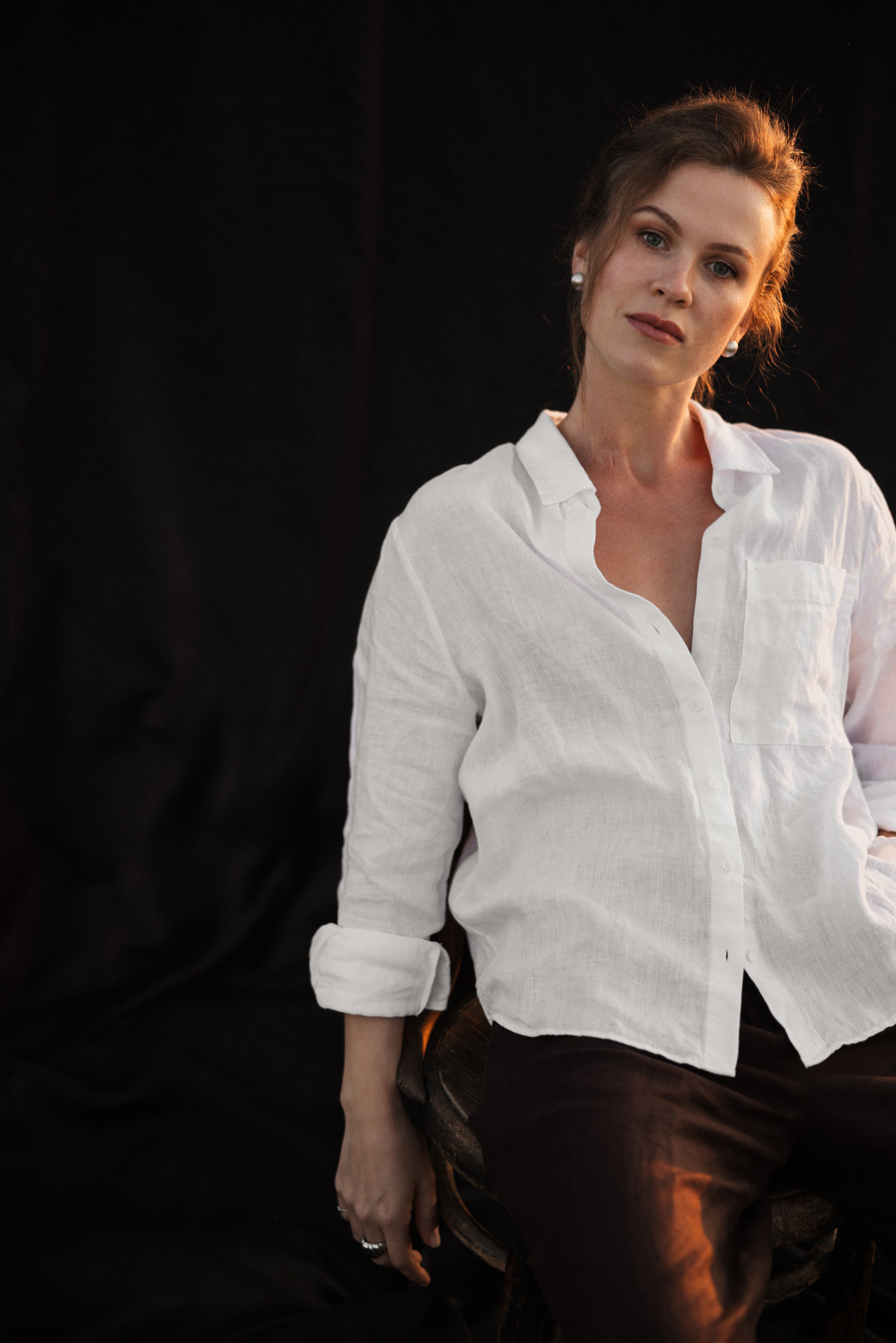 Фэшн съёмка в поле