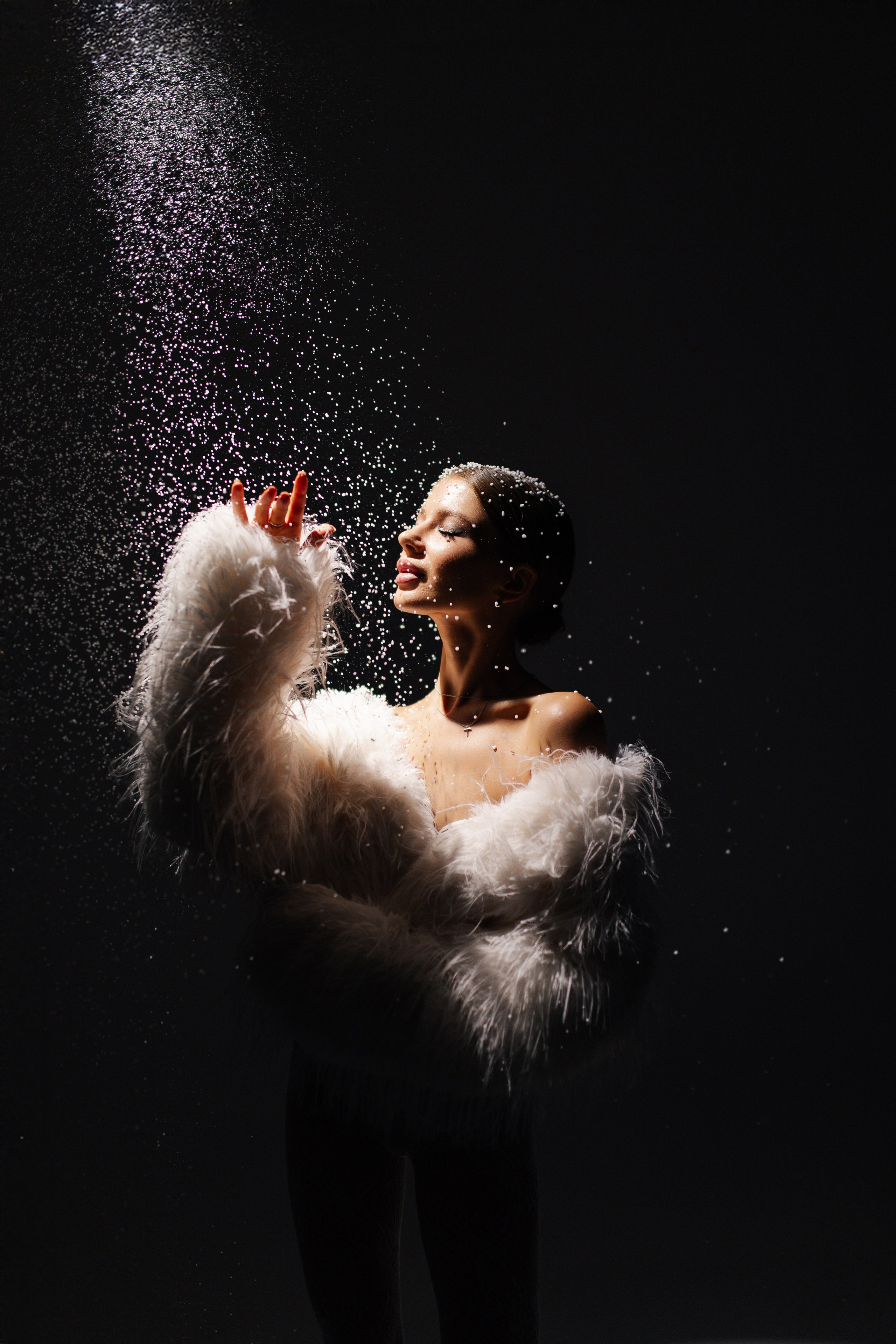 Вика/Снег. Брысина Алёна/ фотограф Петрозаводск, Карелия