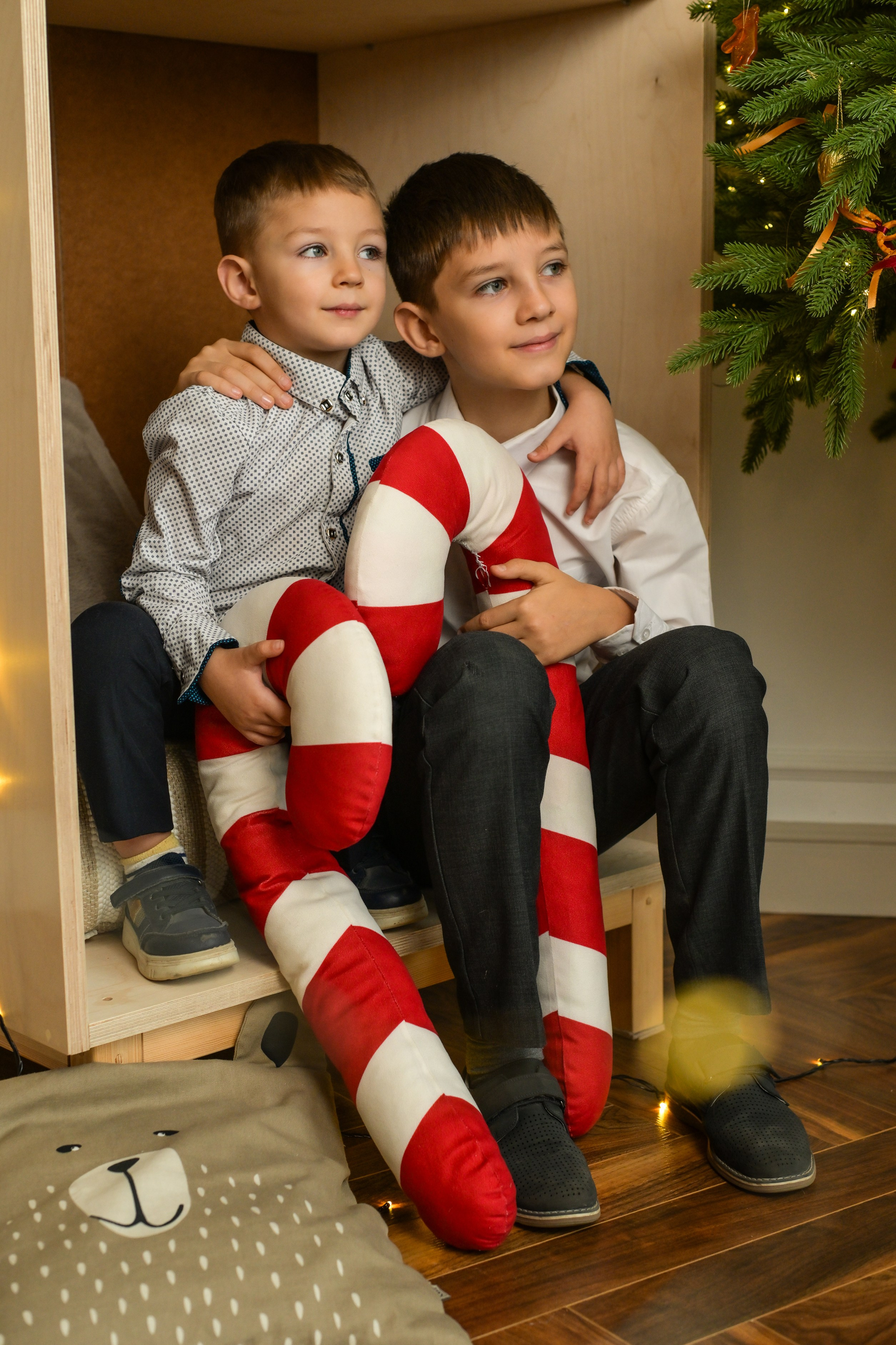 Семья Ольги новогодняя съемка