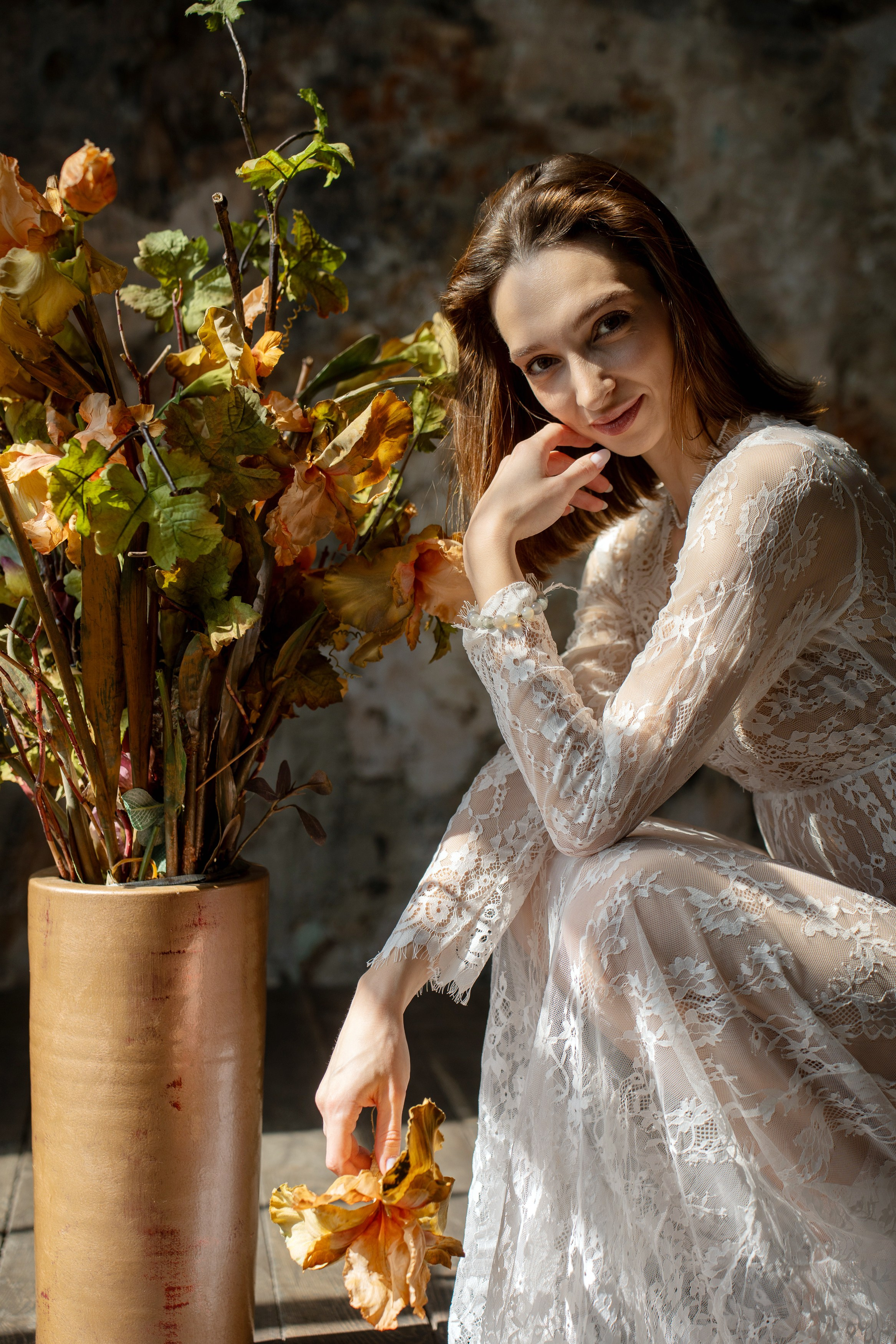 Женская съемка в студии. Портретный фотограф Олеся Владимирова в Москве