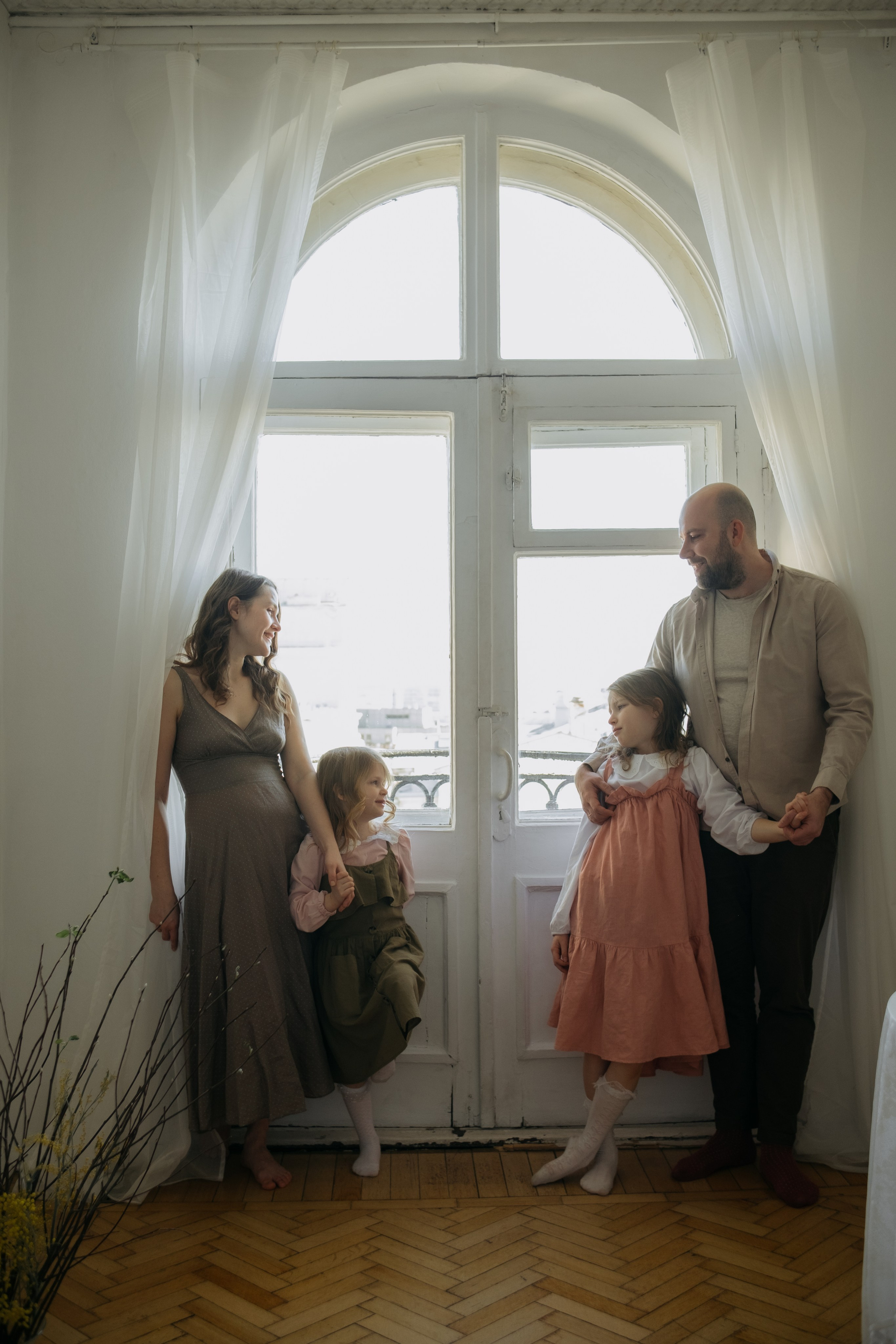 Семейные фотосессии дома и в студии. Семейный и детский фотограф в Москве Александра Михайлечко