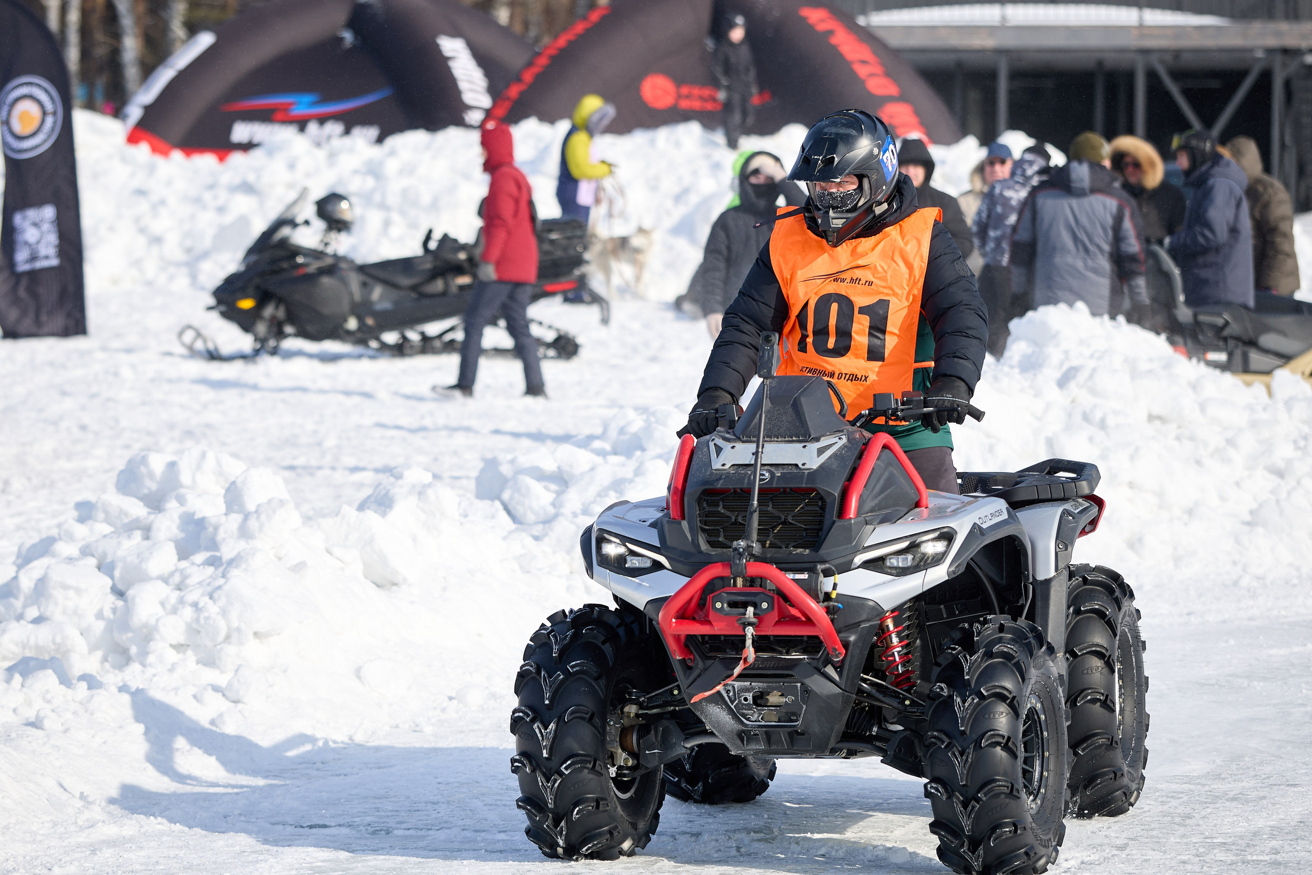 Топим Лёд — 2026. Соревнования на квадроциклах. Фотограф в Новосибирске Алена Скокова