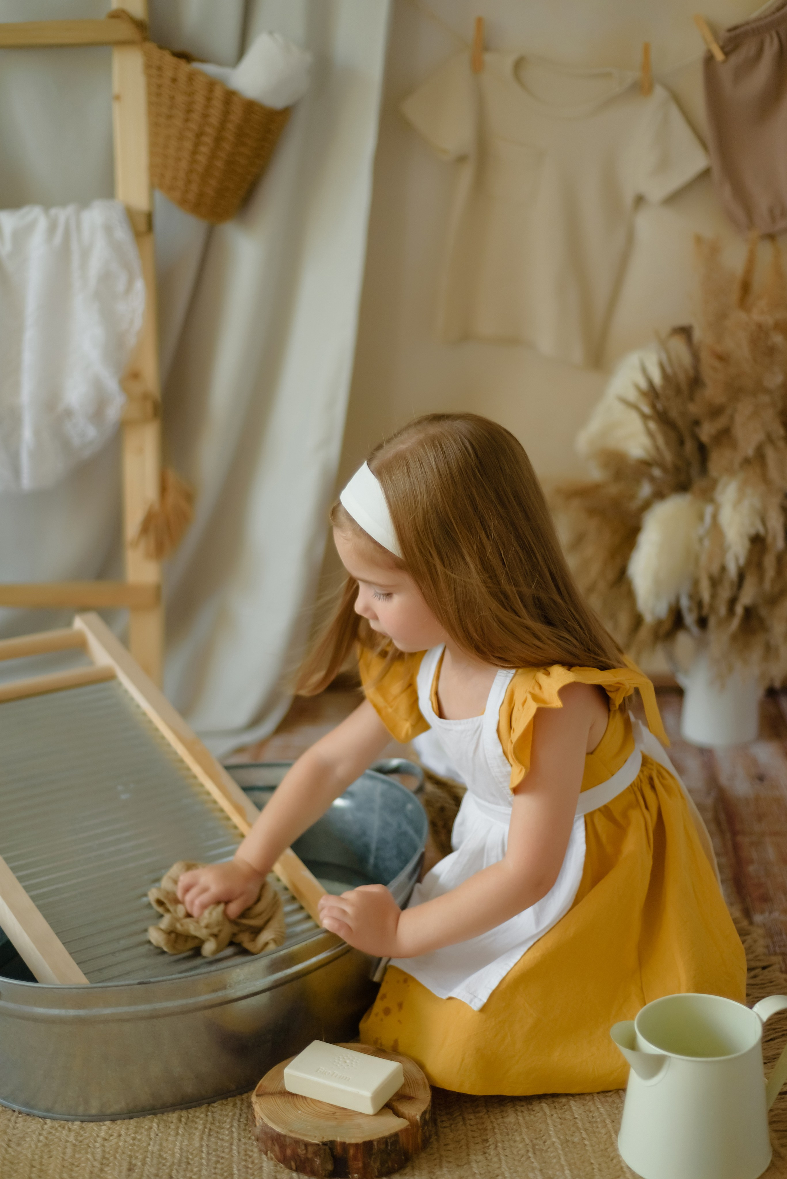 Фотопроект «Стирка» ч.2 Полина. Детский Фотограф |Фотограф на годик в Брянске Ирина Романова