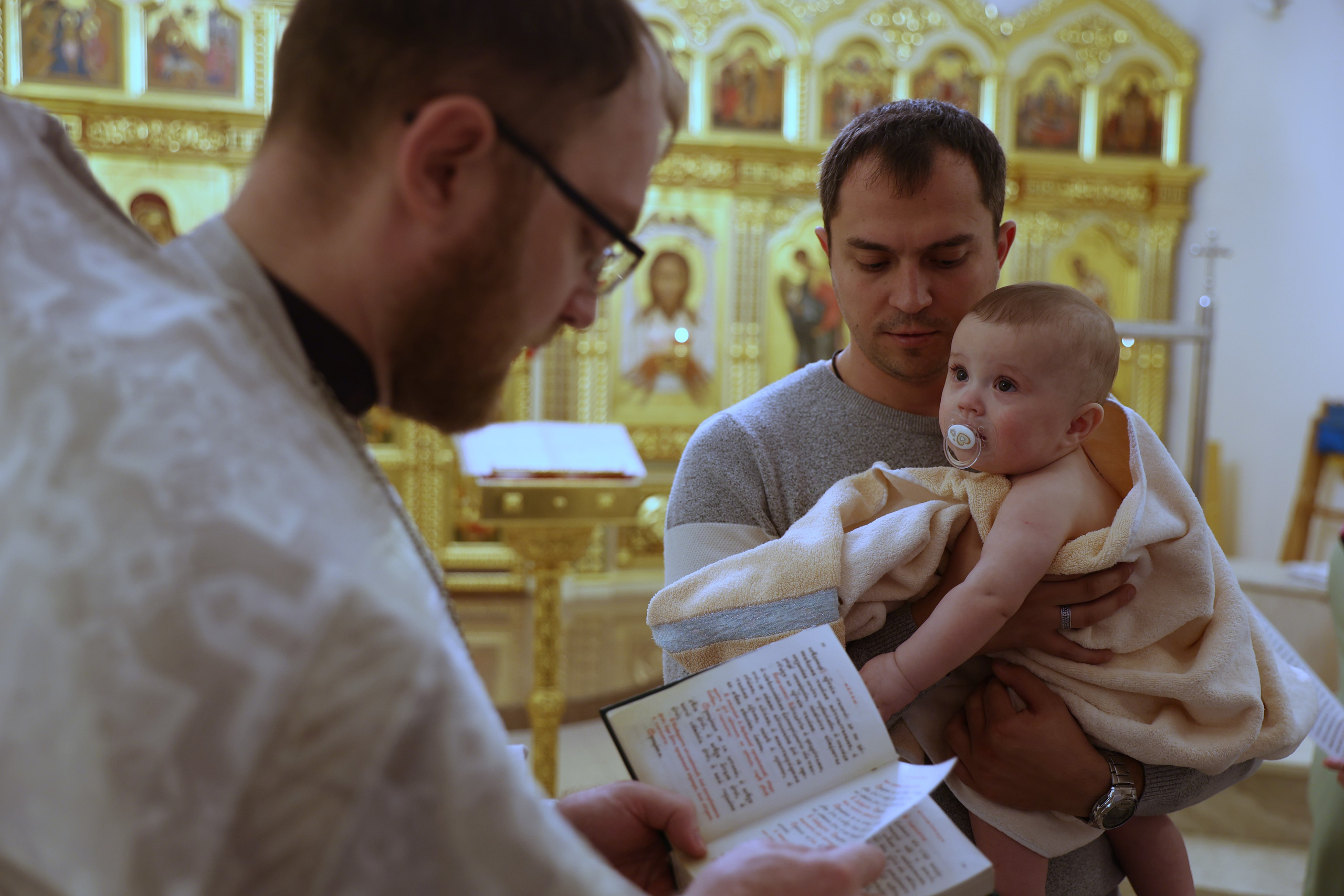 Крещение Серофима. Свадебный и семейный фотограф г. Саранск