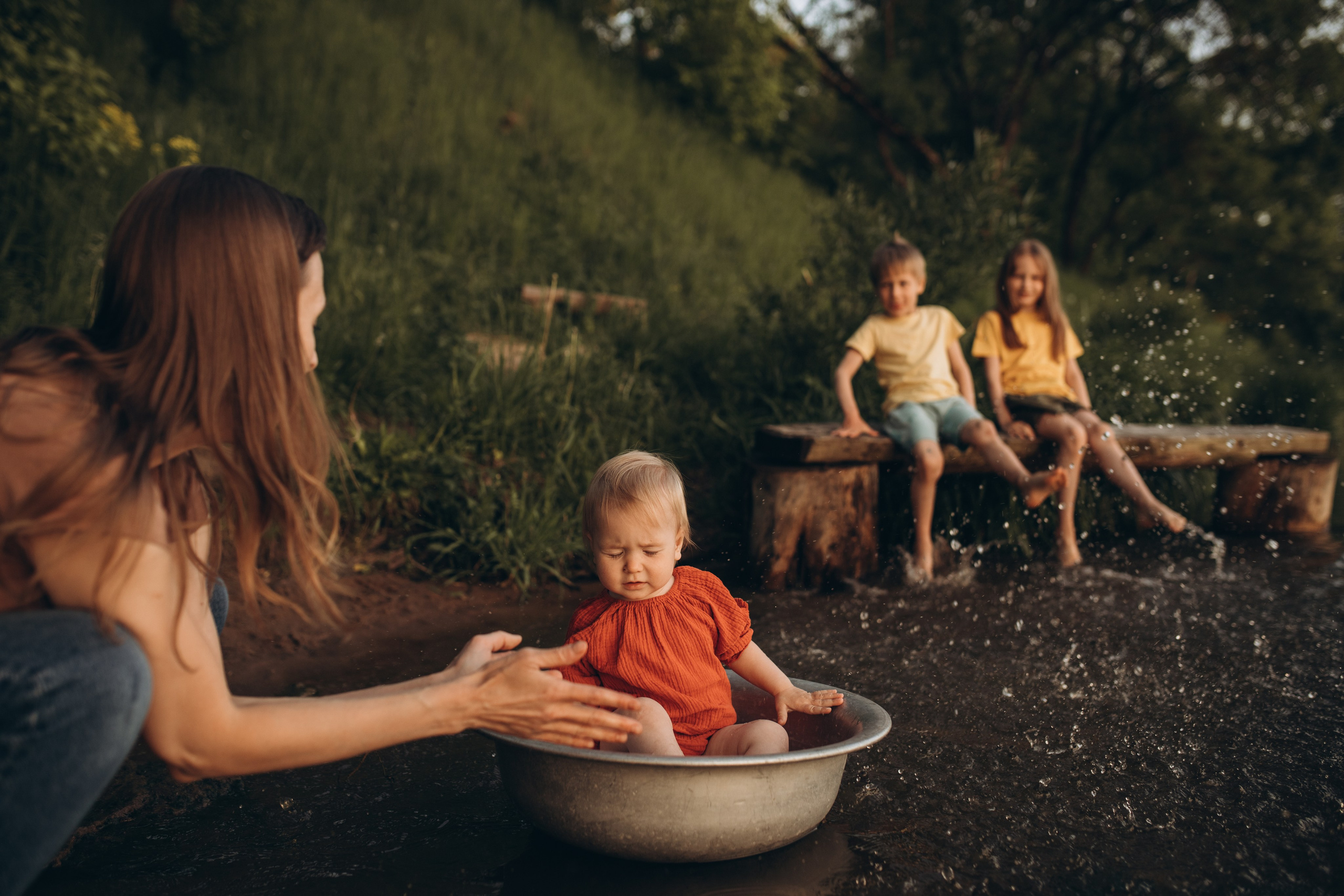 Саша, Петя, Маня, Веня и Яся. Фотограф Людмила Оюн
