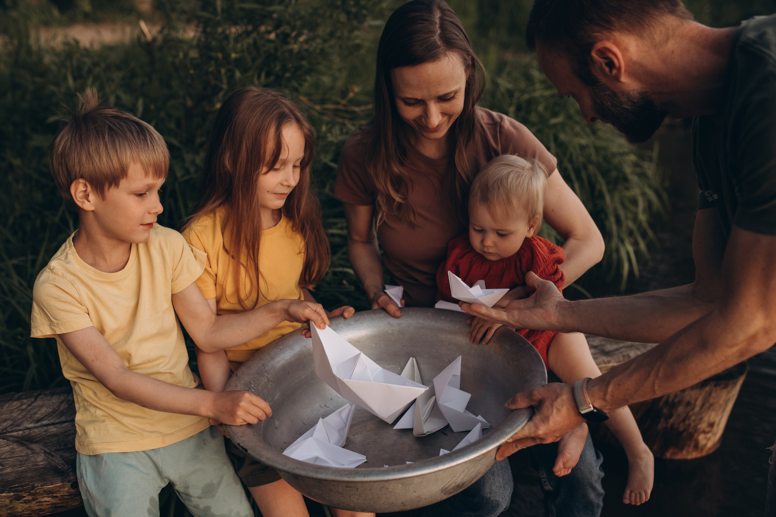 Саша, Петя, Маня, Веня и Яся. Фотограф Людмила Оюн