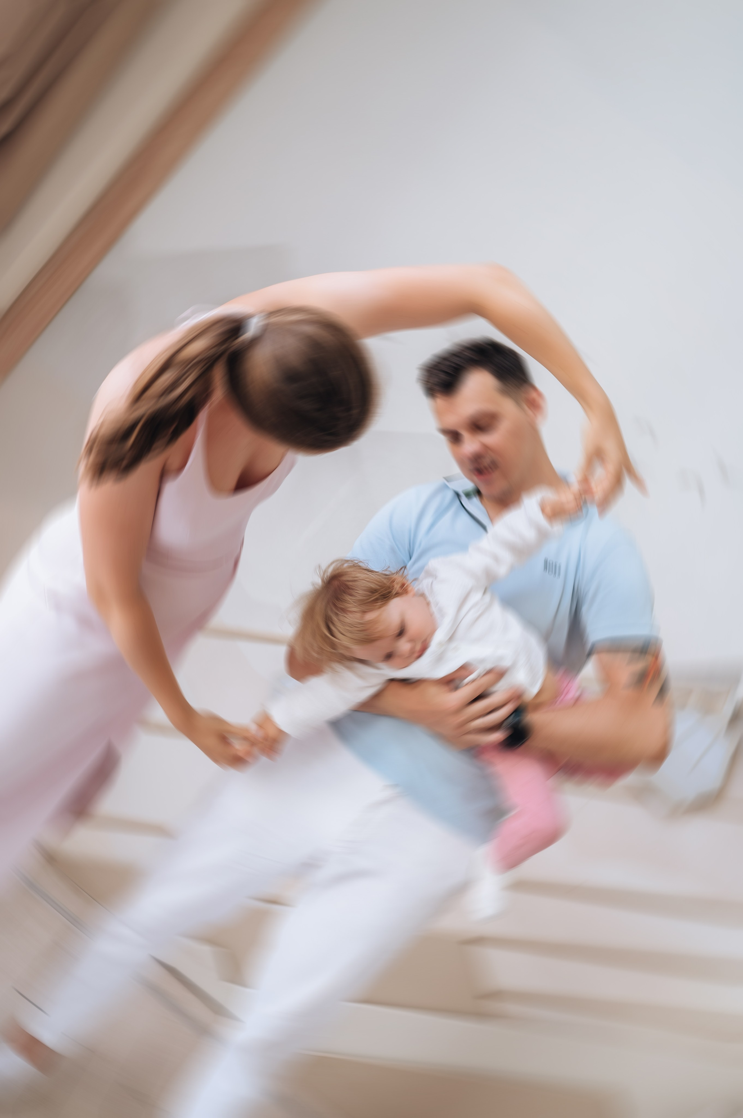 Семейная фотосессия Димы, Олеси и Насти. Фотограф в Москве и Московской области Таня Яблочкина