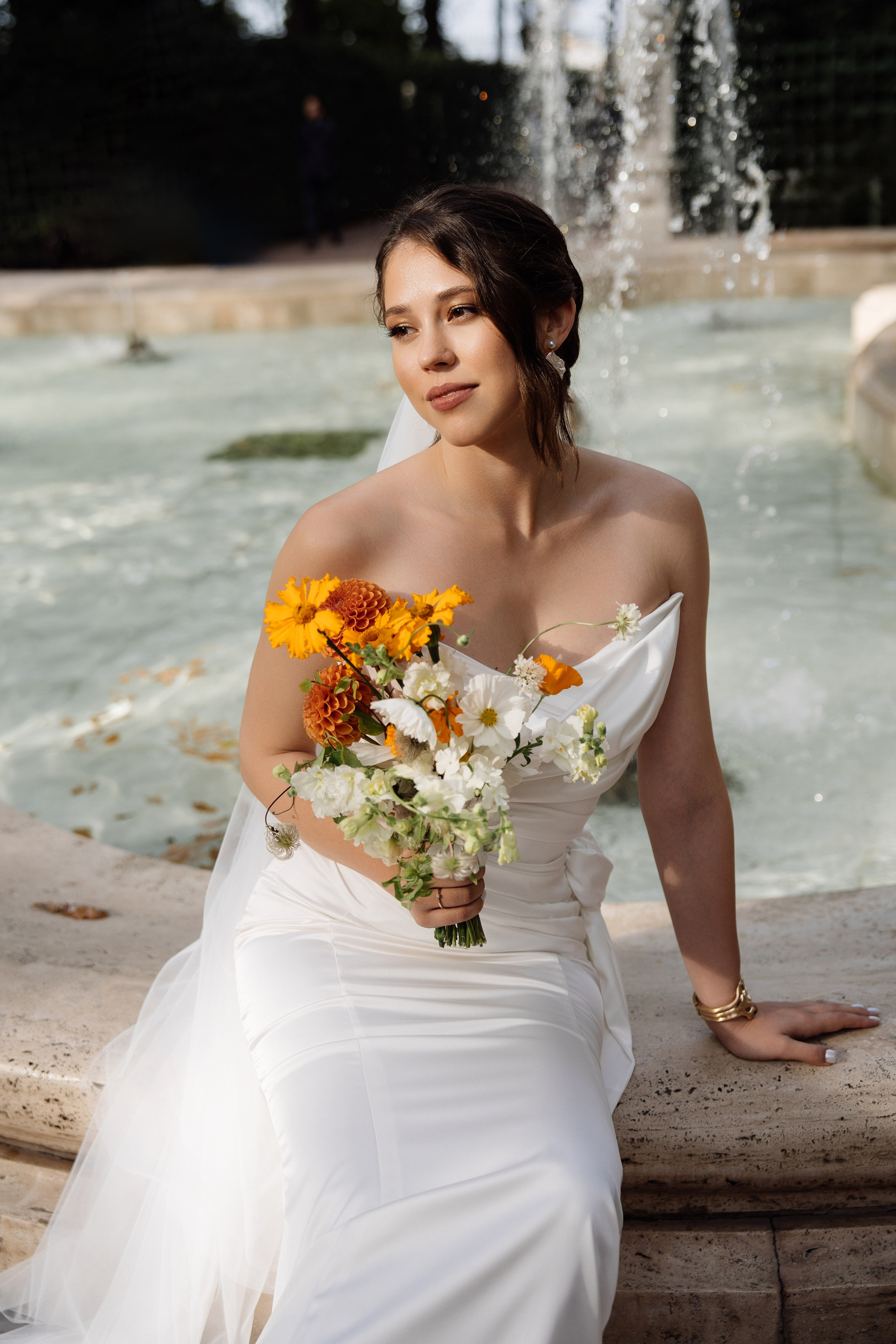 Оранжевая свадьба в гребешках. Свадебный фотограф организатор в Санкт-Петербурге Ассоль Опарина