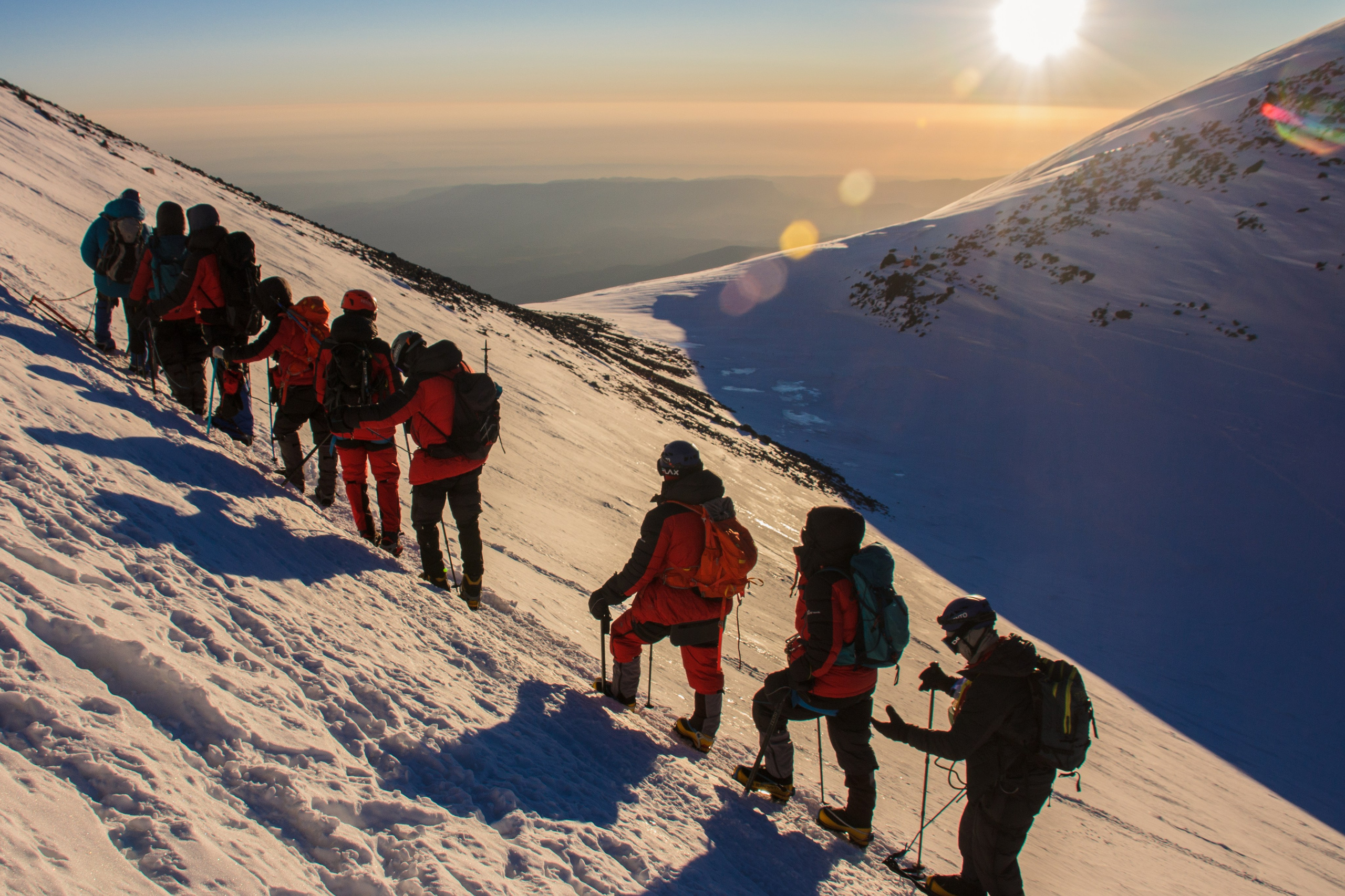 Съемка восхождения. Фотограф Котий Даниил