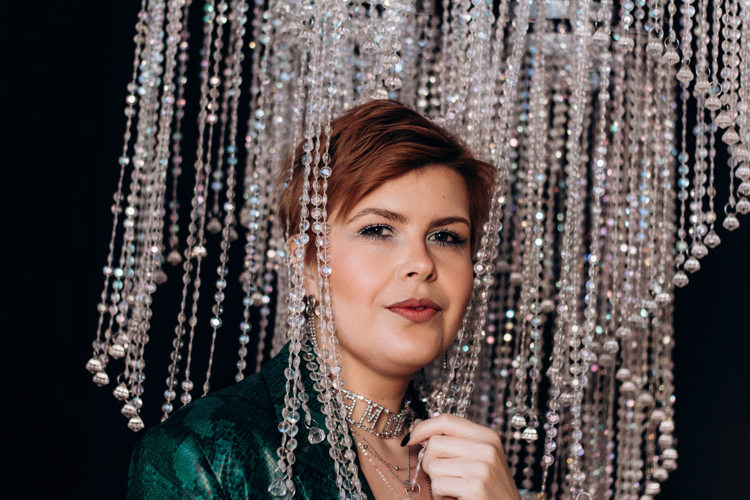 Анастасия. Портрет в студии. Новогодняя фотосессия Екатеринбург. Фотограф в Екатеринбурге Пойгина Елена