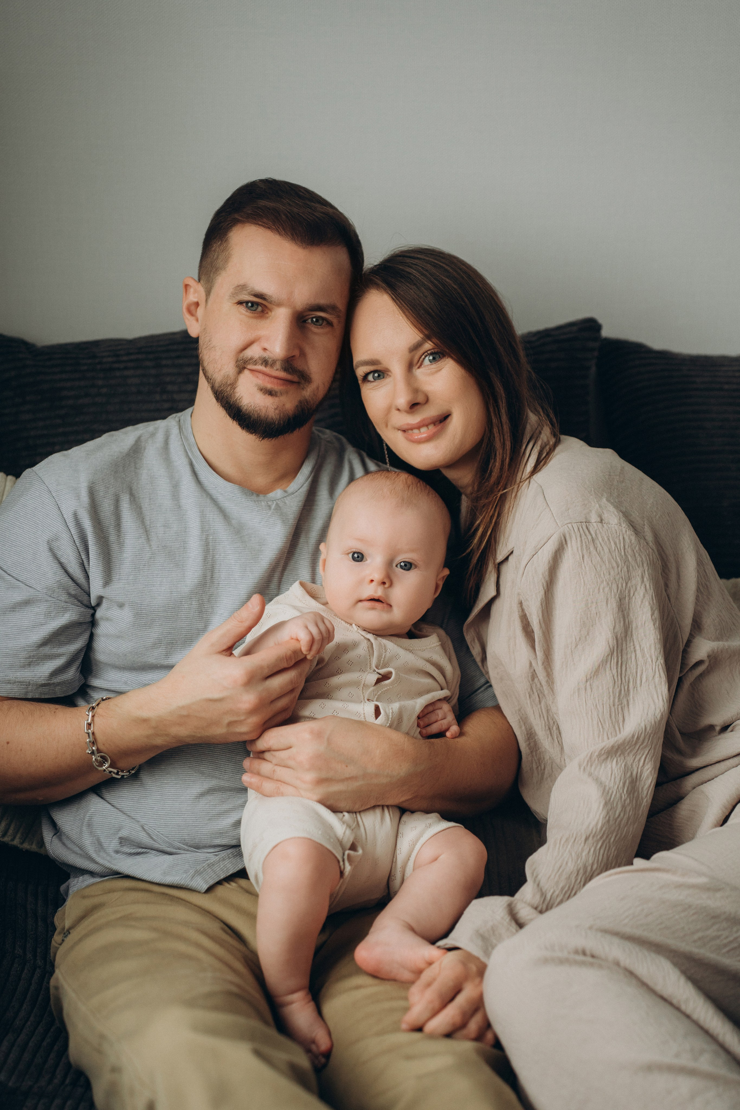 Антон, Алла и Федя. Семейный фотограф • Домашние съемки в Нижнем Новгороде