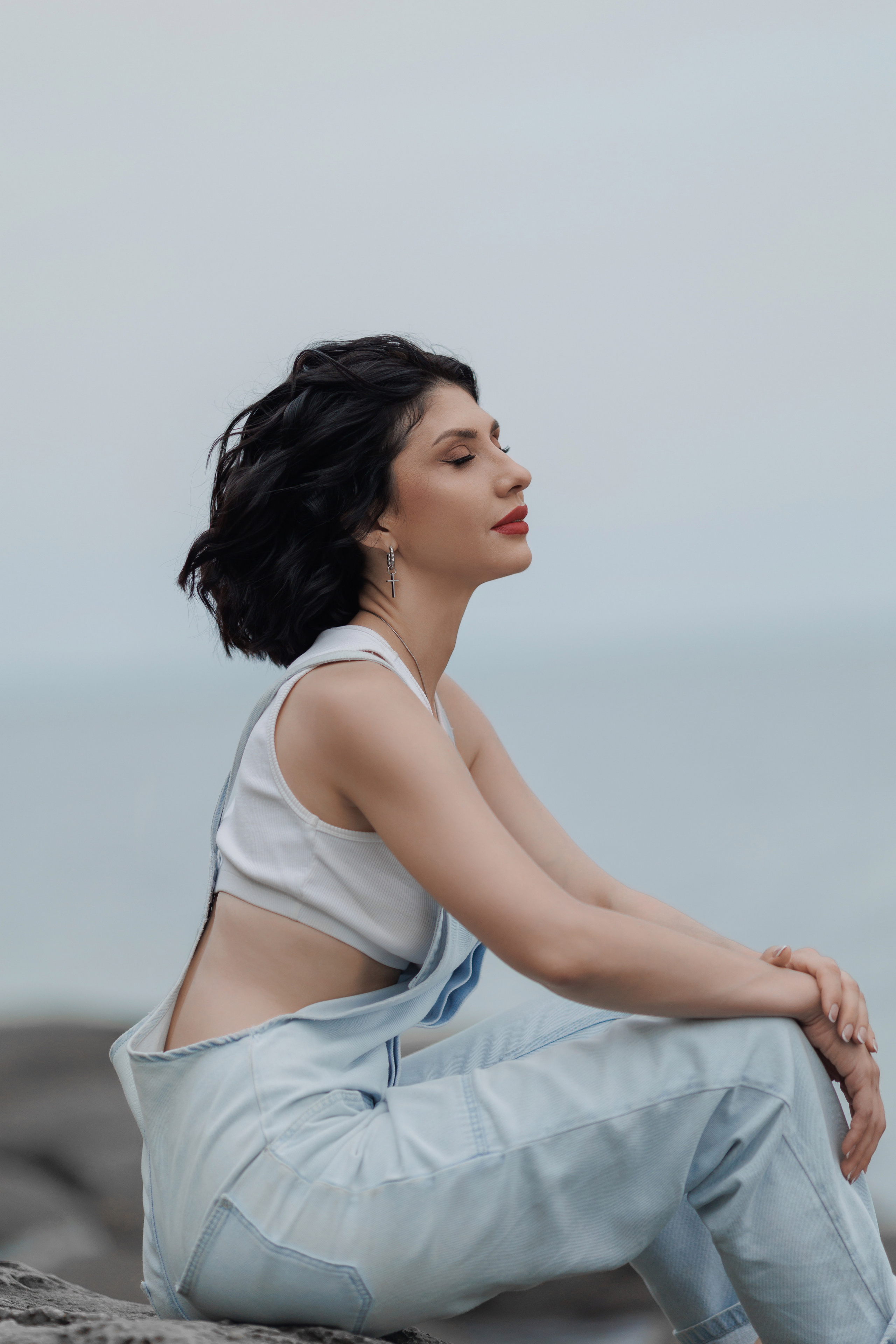 Морская фотопрогулка Анны. Фотограф женского портрета, беременности и материнства Харькова Елена