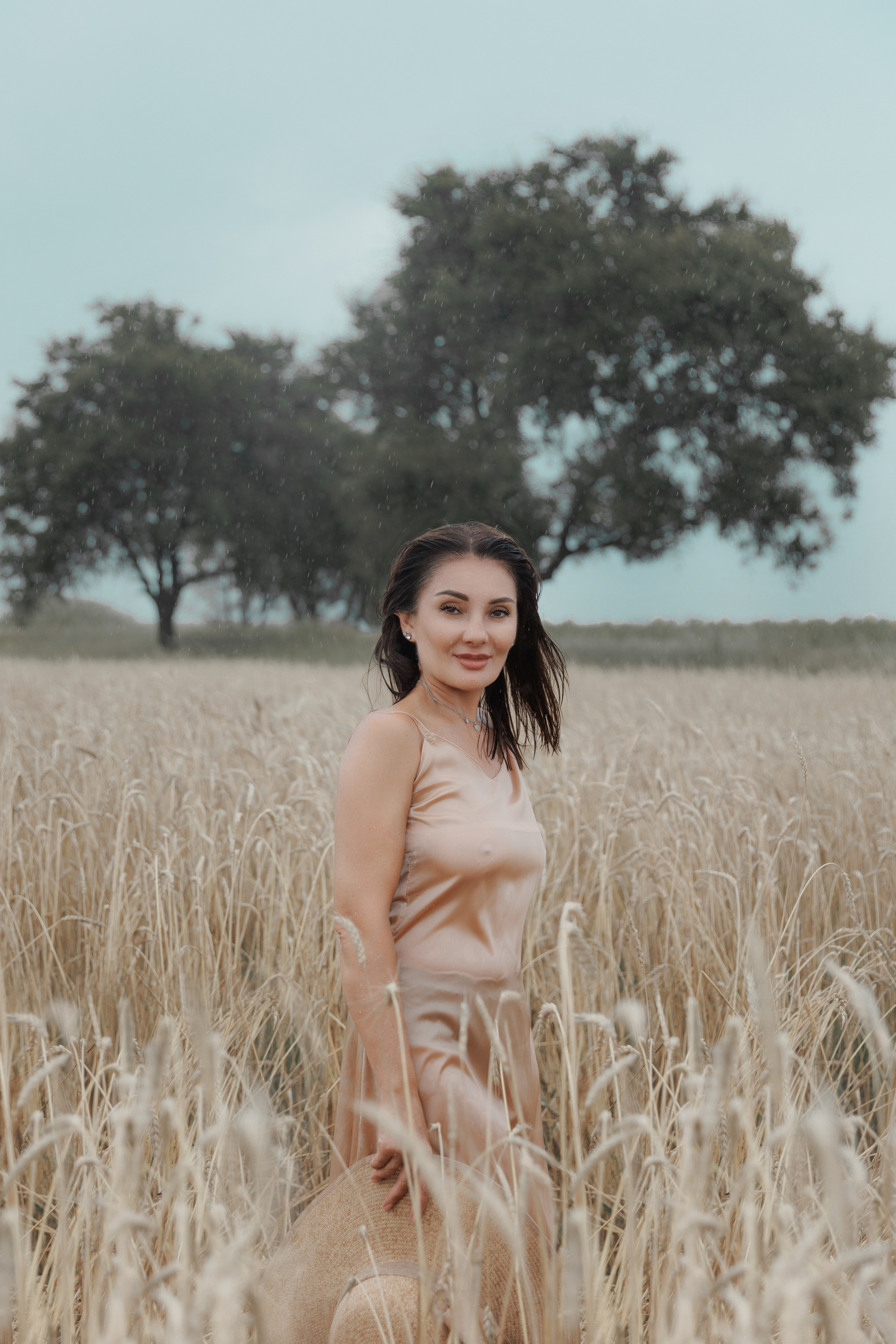 Марина в пшенице. Фотограф женского портрета, беременности и материнства Харькова Елена