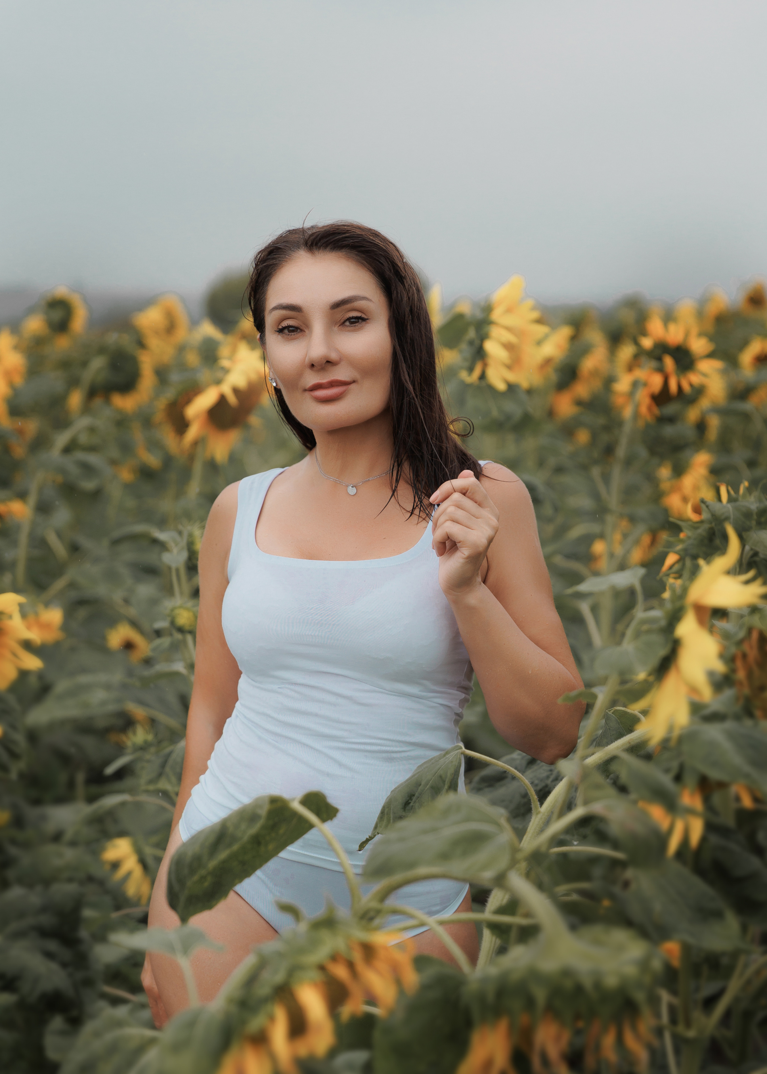 Марина в пшенице. Фотограф женского портрета, беременности и материнства Харькова Елена