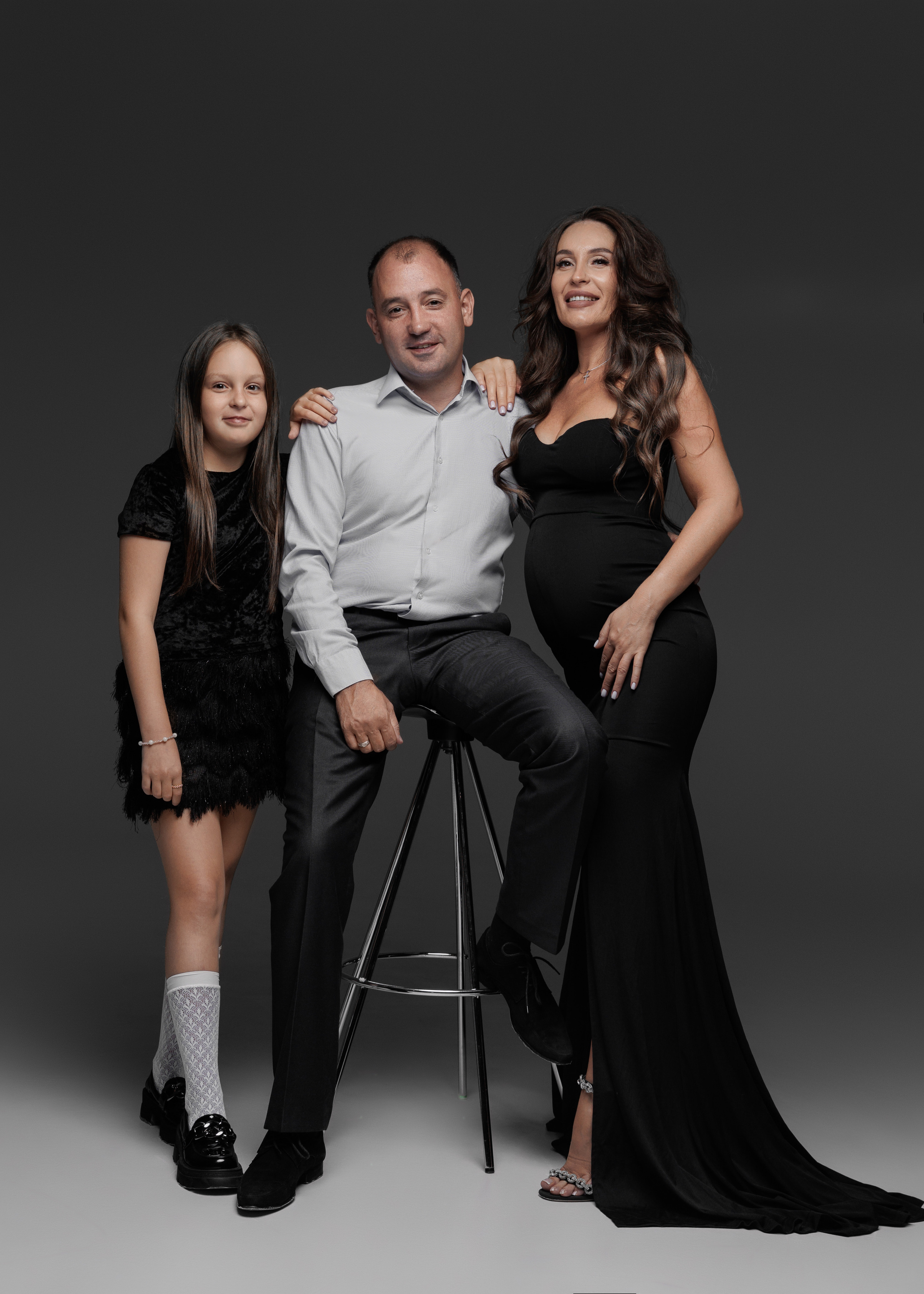 Семейная съемка Vogue. Фотограф женского портрета, беременности и материнства Харькова Елена