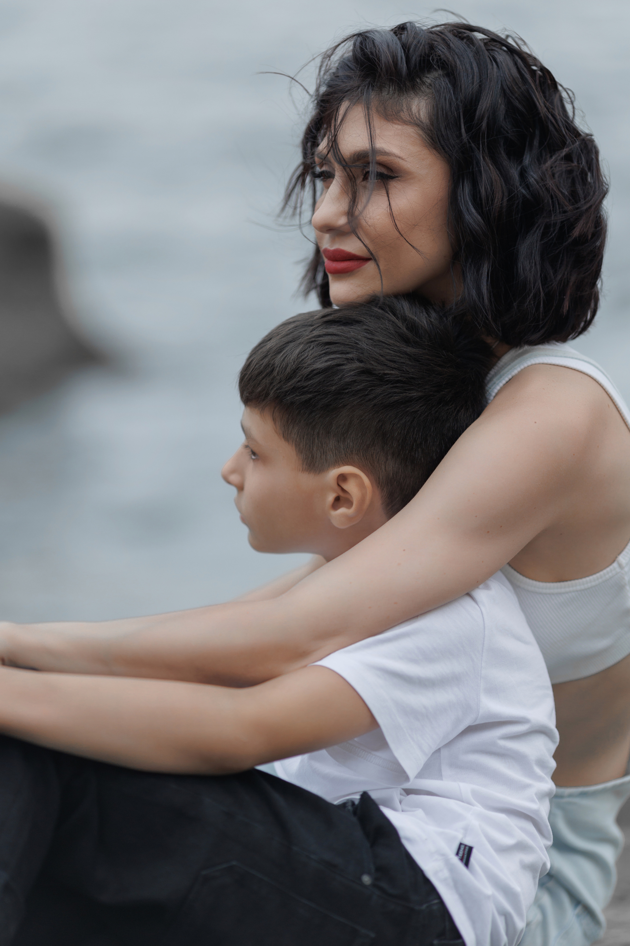 Морская фотопрогулка Анны. Фотограф женского портрета, беременности и материнства Харькова Елена