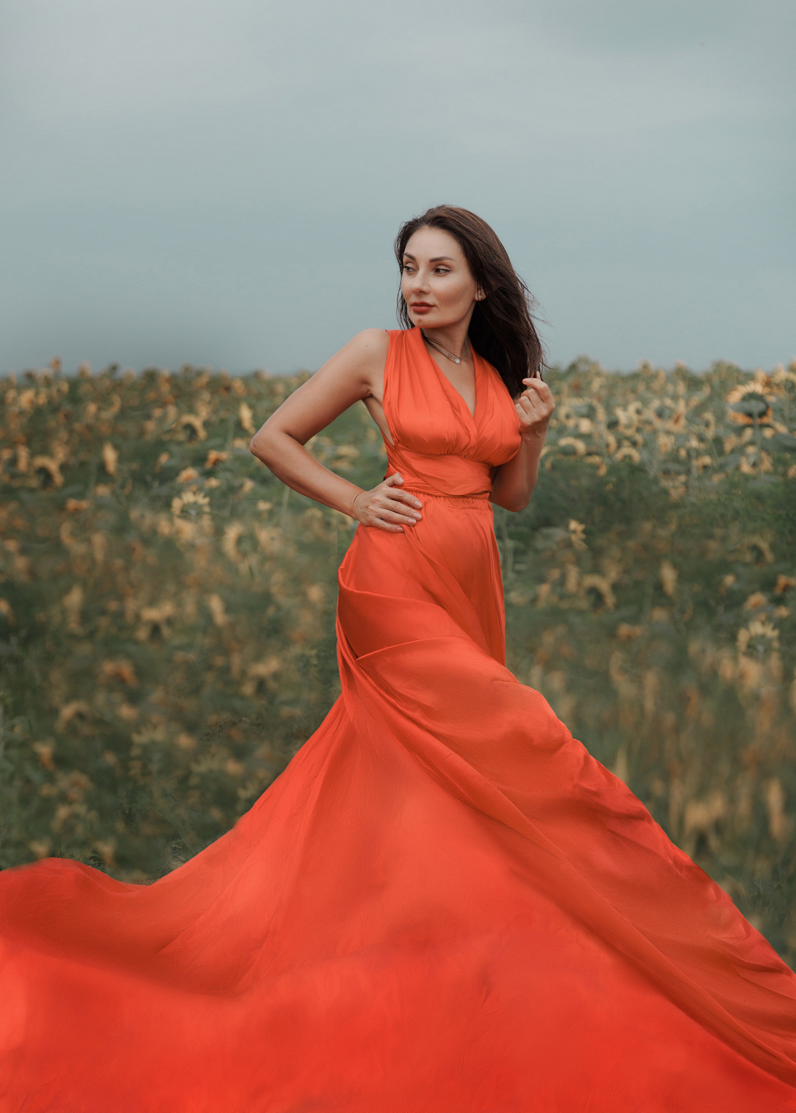 Марина в пшенице. Фотограф женского портрета, беременности и материнства Харькова Елена