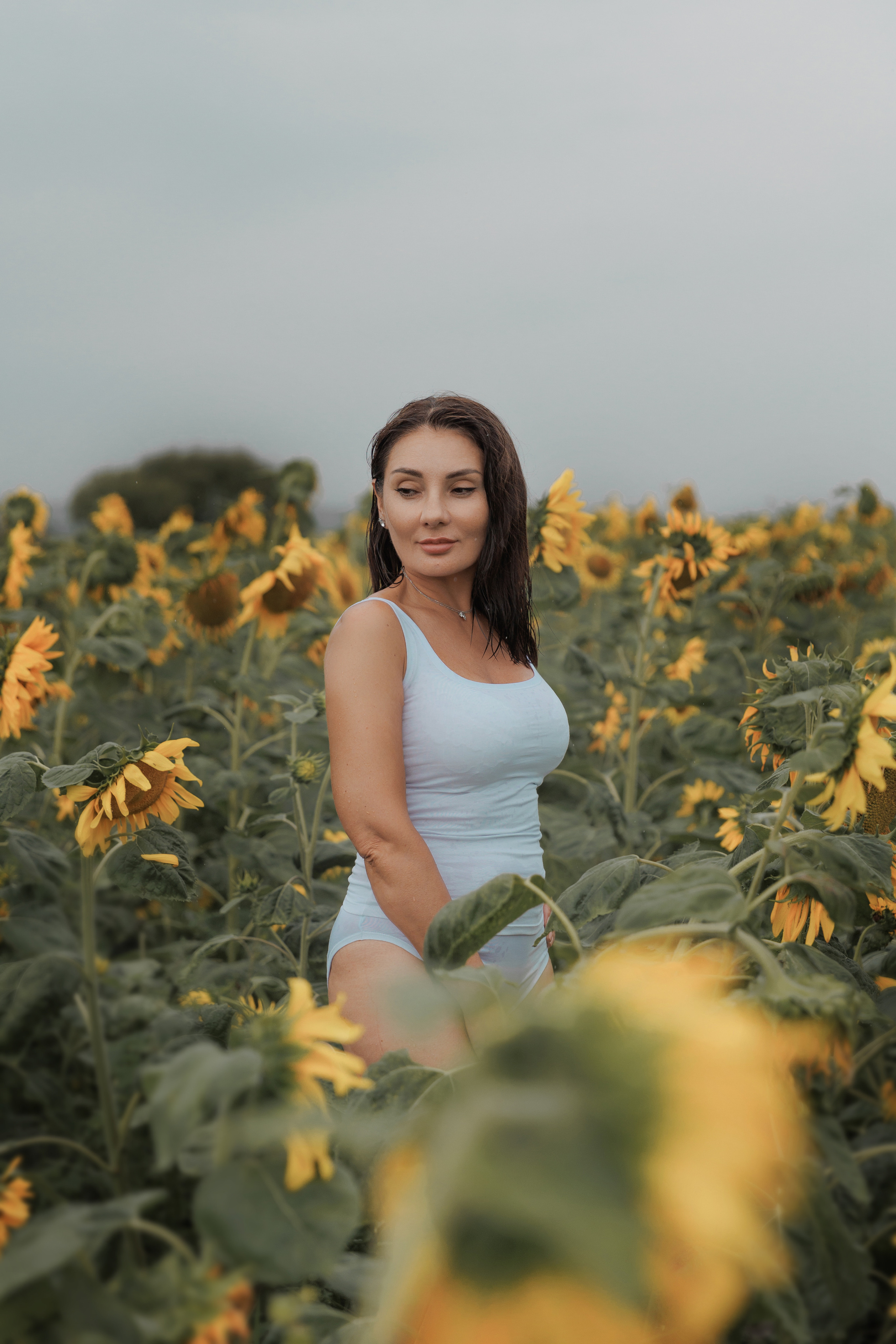 Марина в пшенице. Фотограф женского портрета, беременности и материнства Харькова Елена