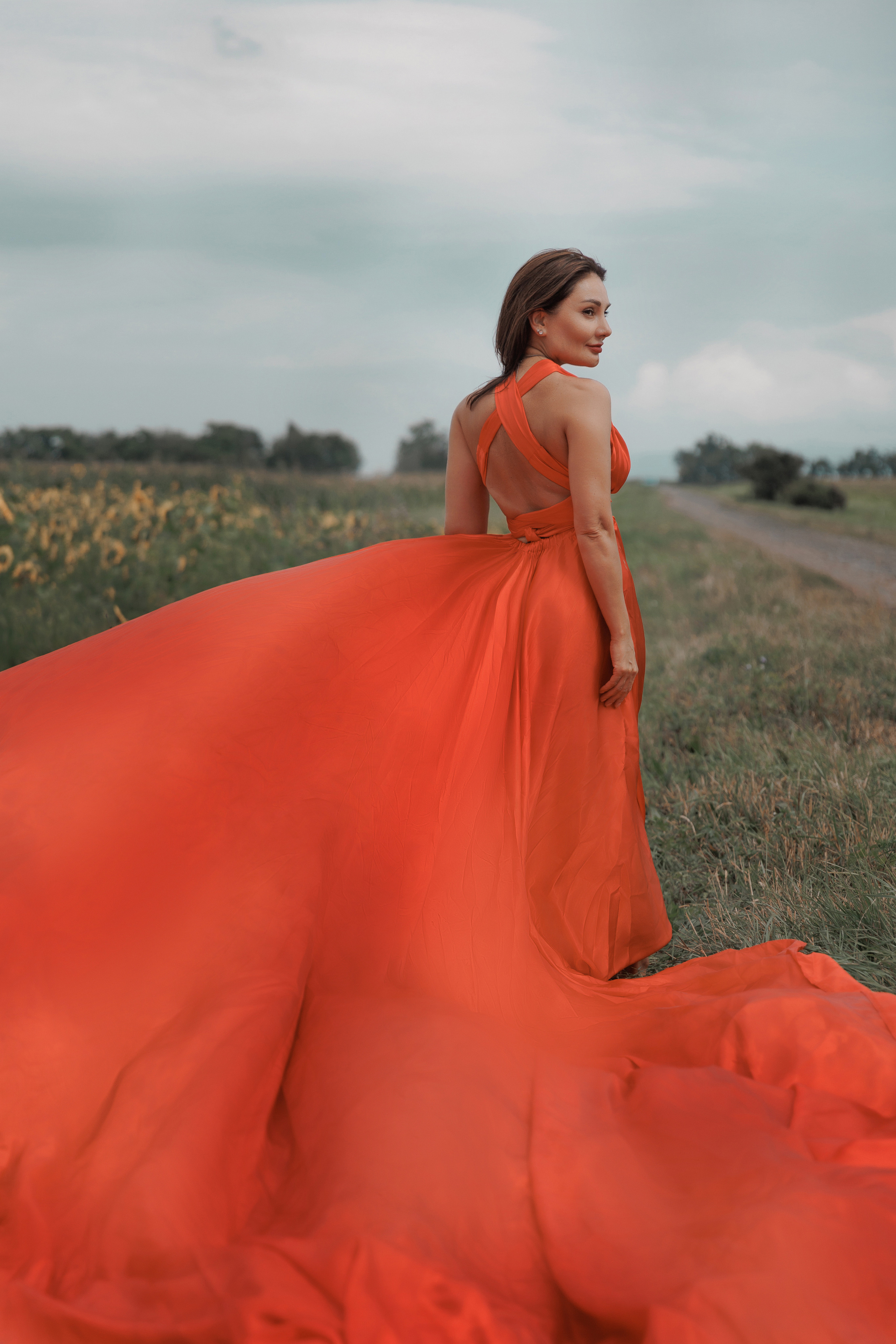 Марина в пшенице. Фотограф женского портрета, беременности и материнства Харькова Елена