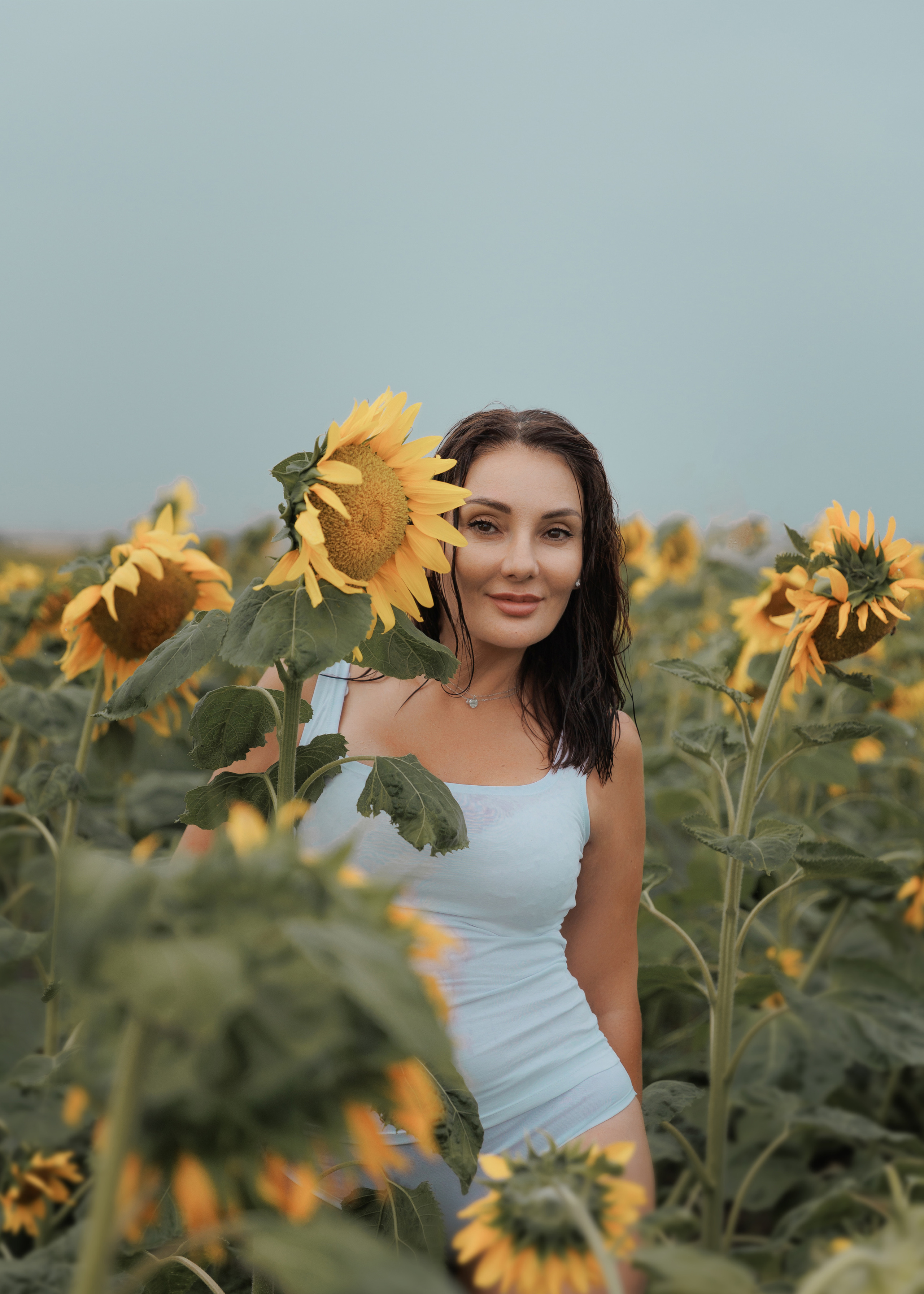 Марина в пшенице. Фотограф женского портрета, беременности и материнства Харькова Елена