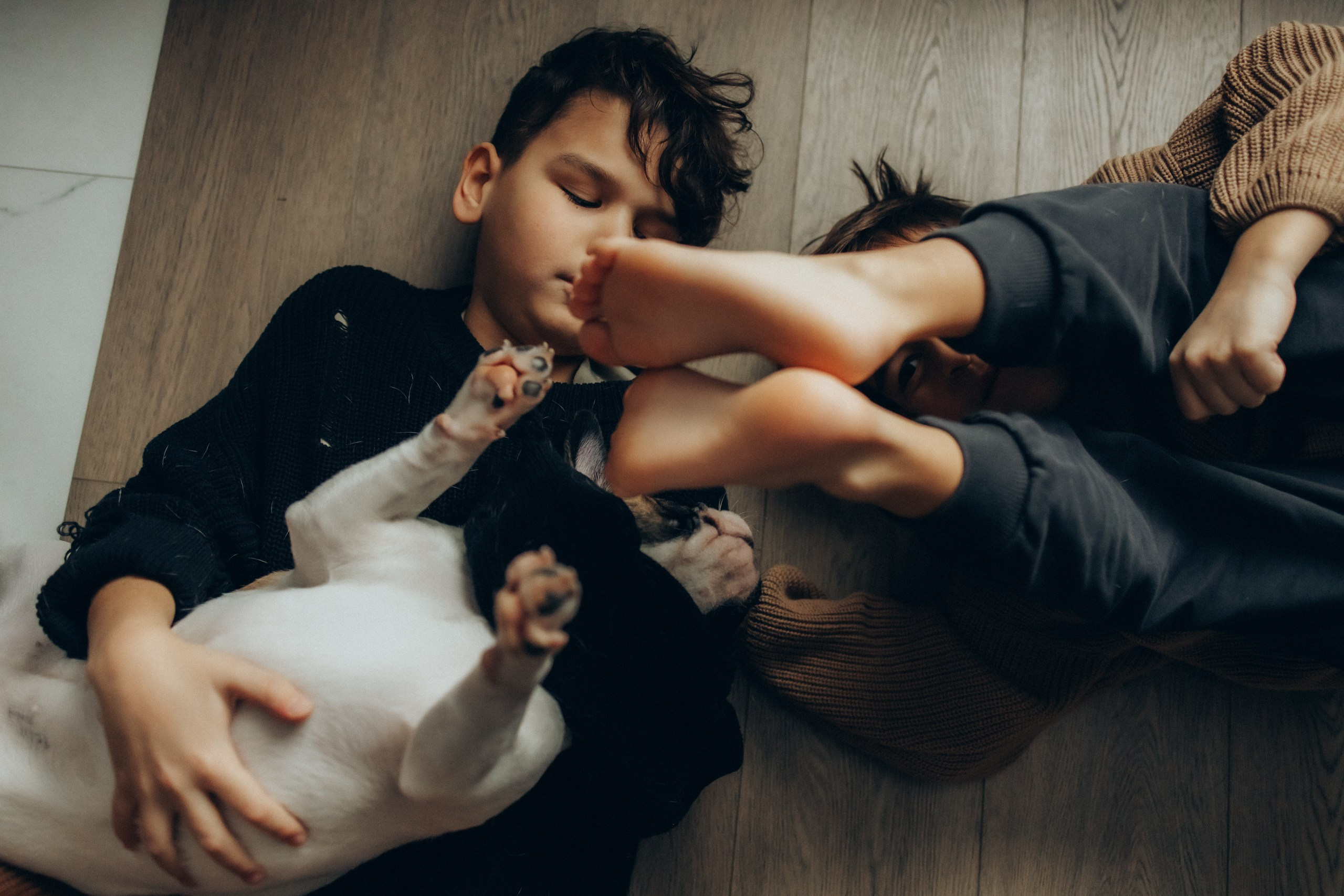 Руслан, Тимур и Луна. Семейный фотограф Москва