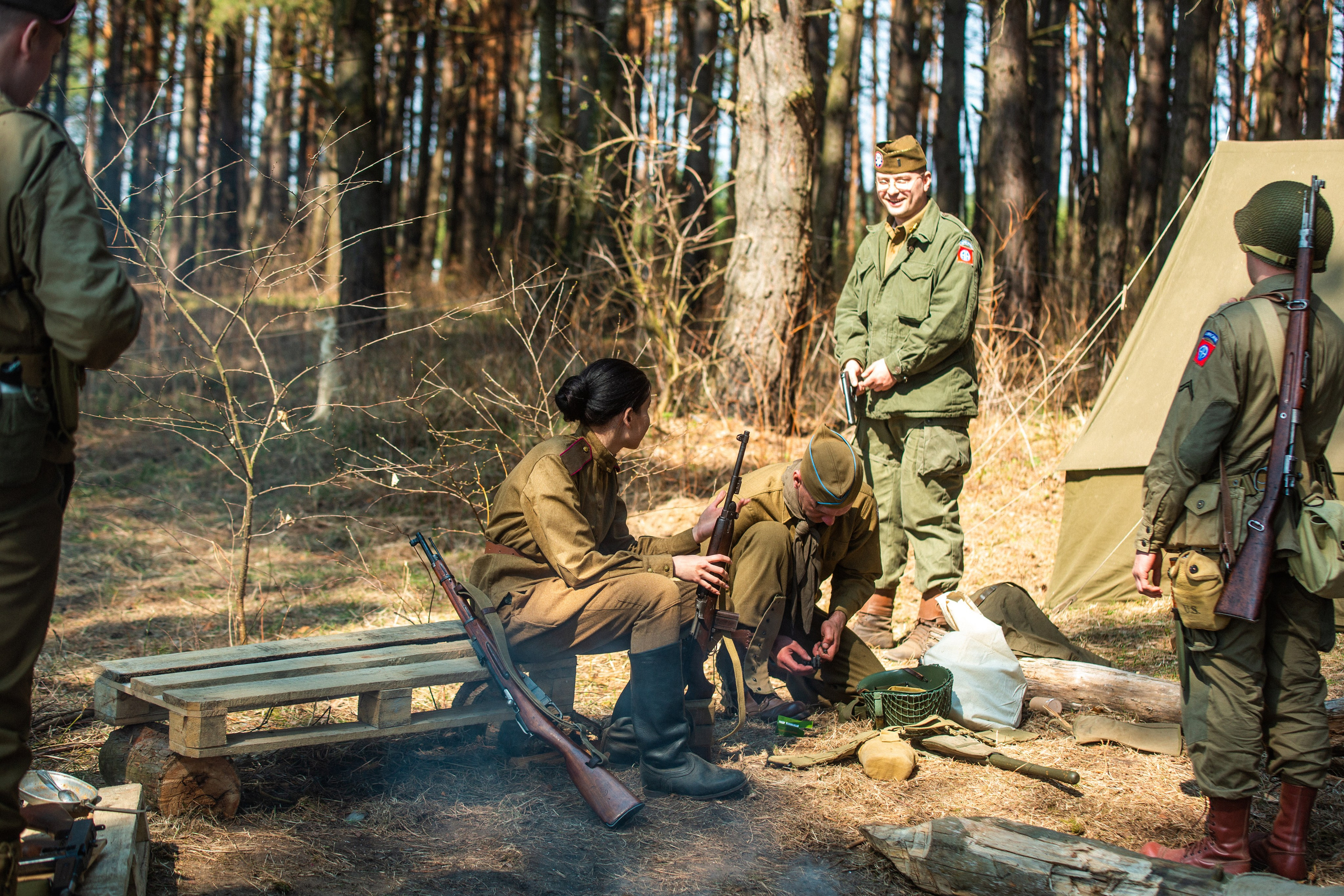РЕКОНСТРУКЦИЯ БОЯ — ВОВ — БИТВА ЗА ГОРОД. Профессиональный фотограф в Мценске и Орловской области