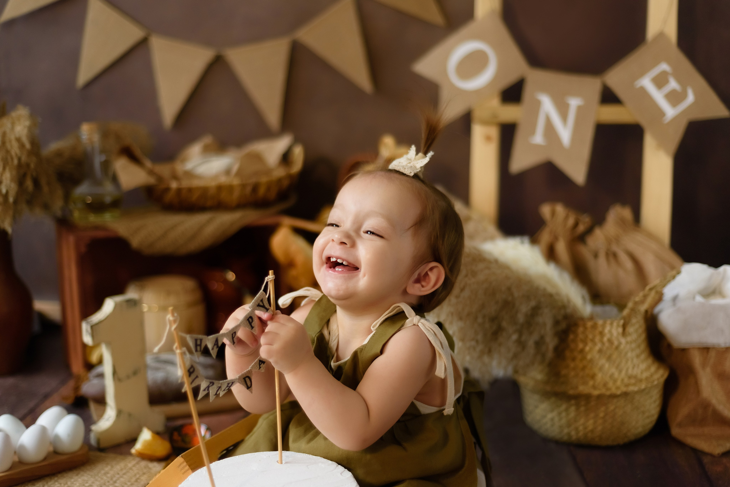 «Маленький пекарь» Дарина 1 годик. Детский Фотограф |Фотограф на годик в Брянске Ирина Романова