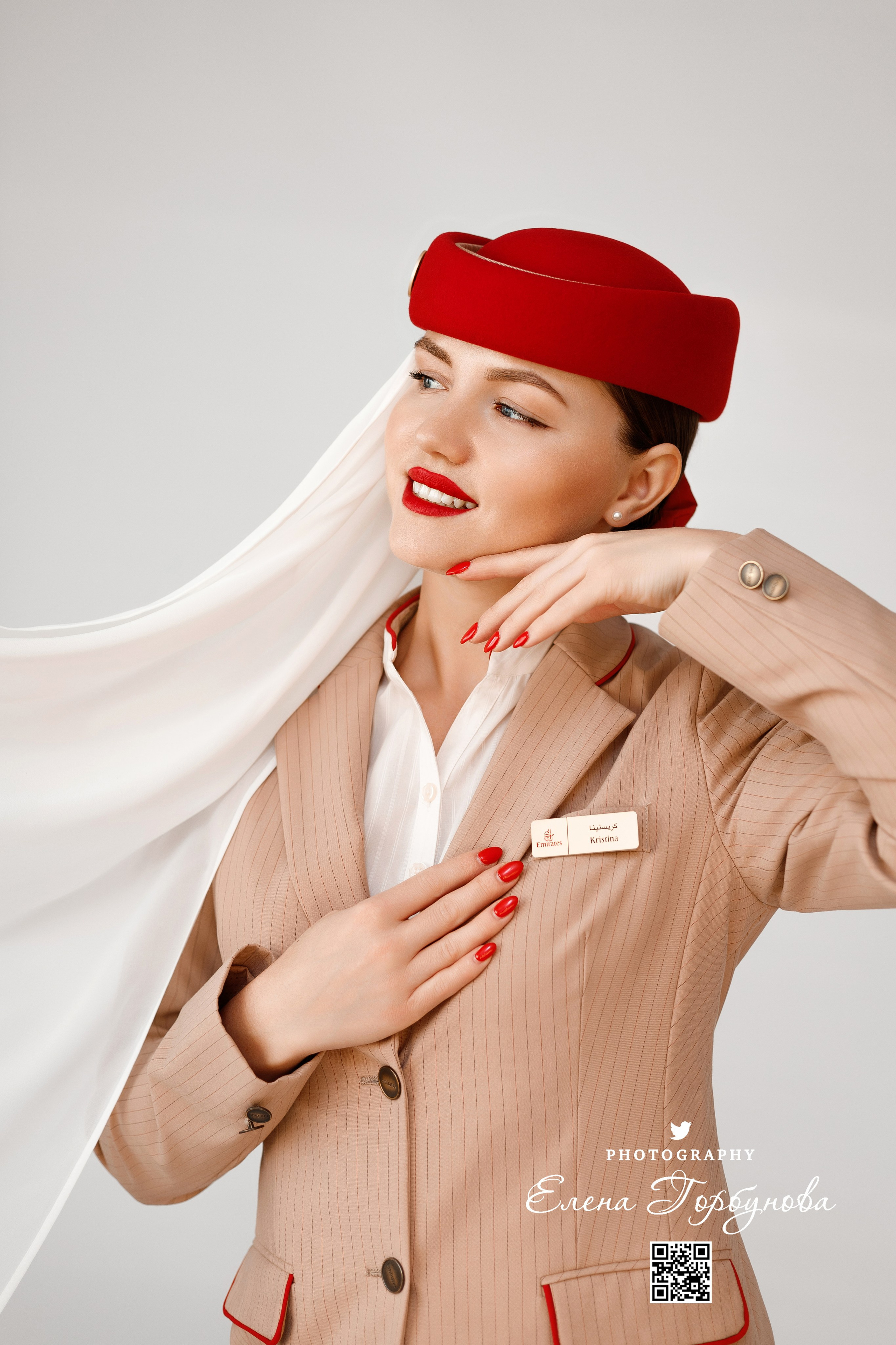 Стюардесса в моей студии. Январь 2024. Фотограф Пермь. Свадьбы. Семья и дети, школа, д. сад. Фотокниги
