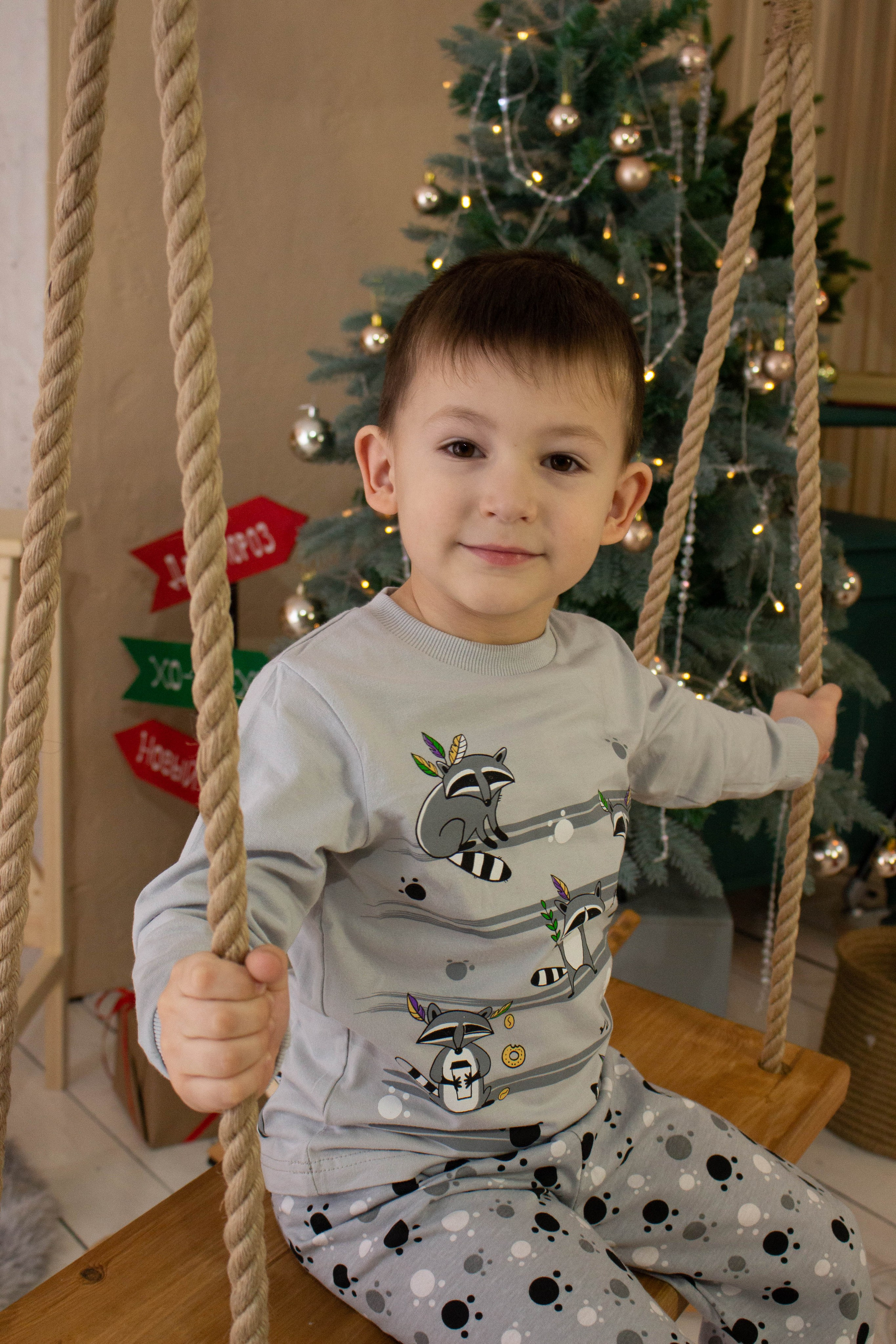 Новогодняя фотосессия Марии и Александра. Фотограф новорожденных в Екатеринбурге