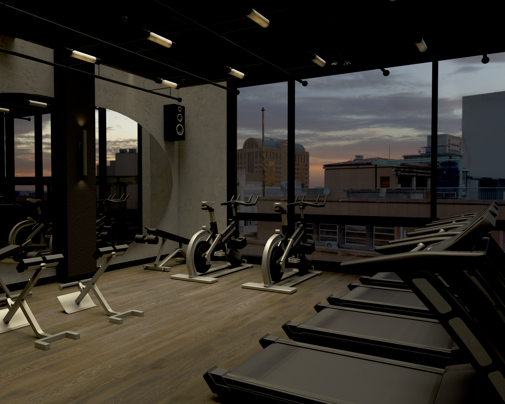 Визуализации спортзал. Обо мне