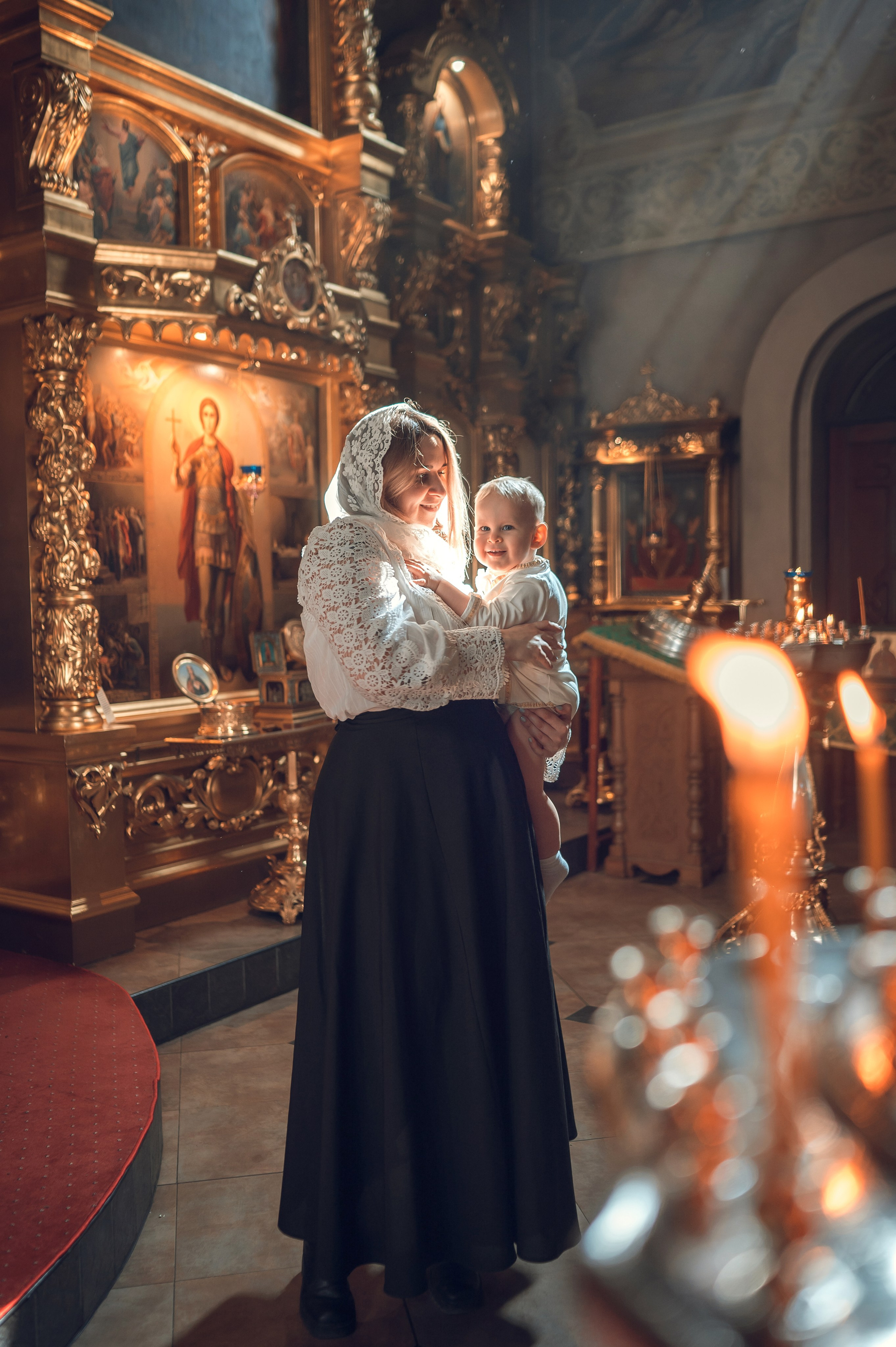 Уара крещение Лазоря Ярослава. Фотограф Алёна Мил