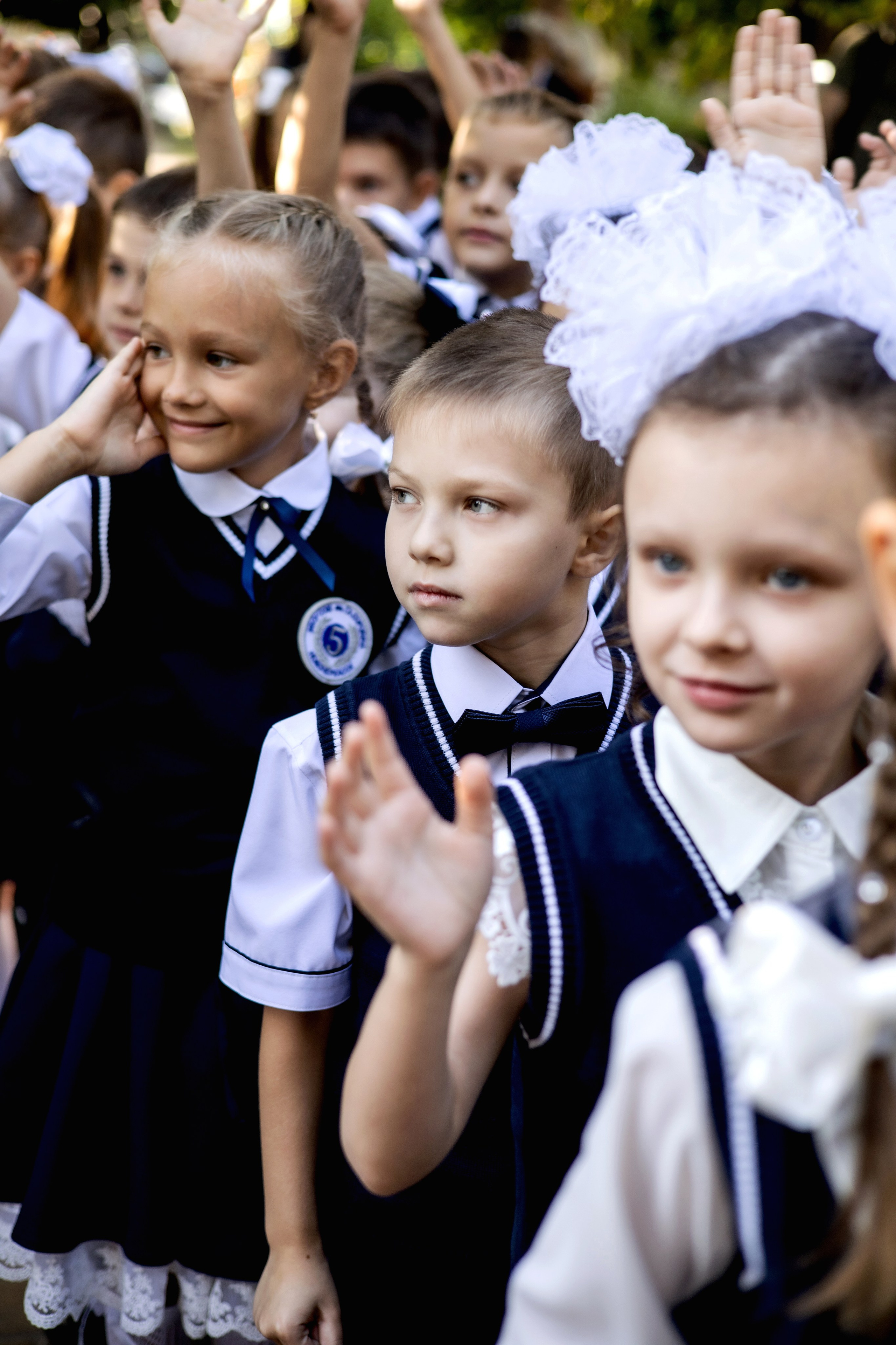 Первый раз в первый класс. Фотограф Надежда Лукьянова