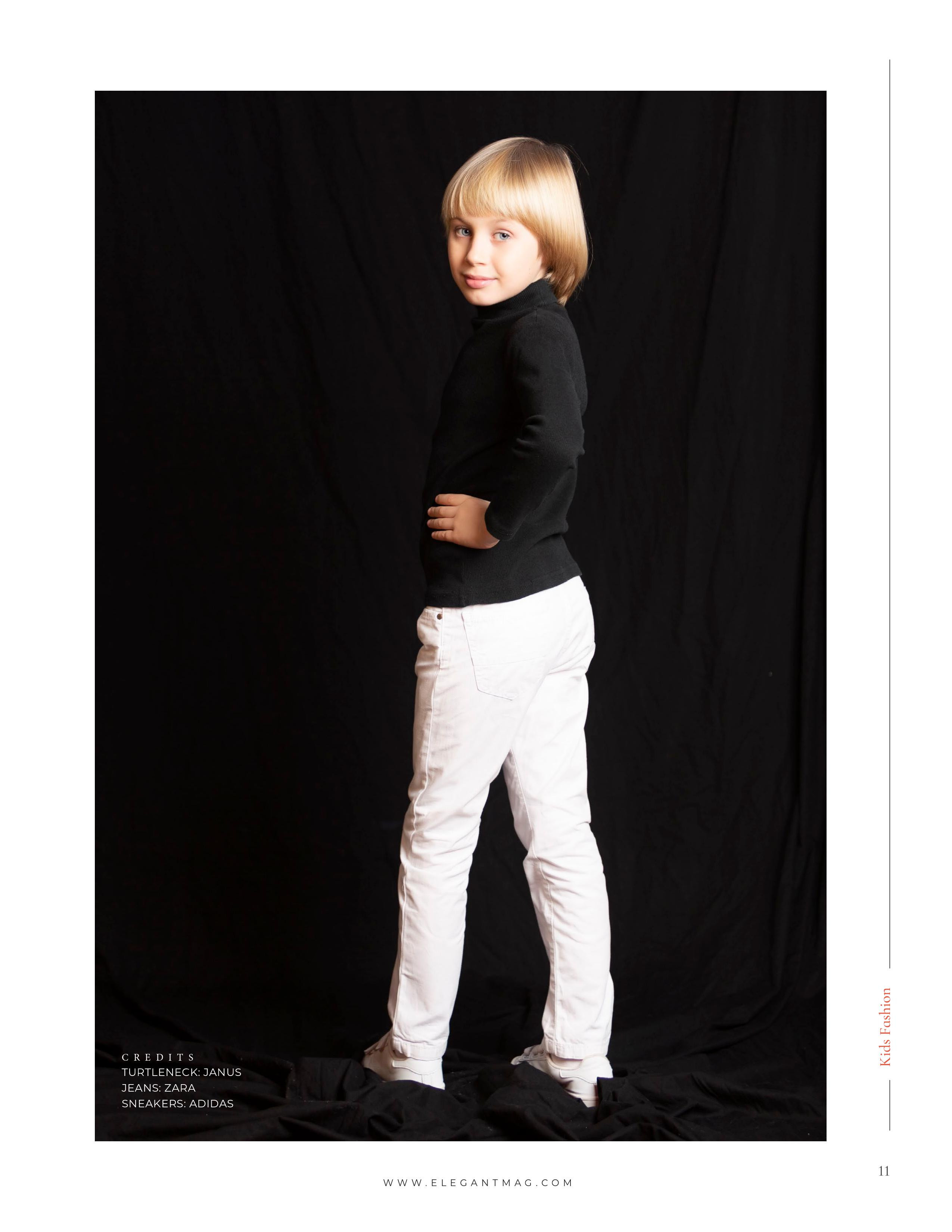 Журнал «Elegant magazine» kids ISSUE No.02 (январь 2020). Beauty и Fashion фотограф в Сочи и в Москве Алена Фролова