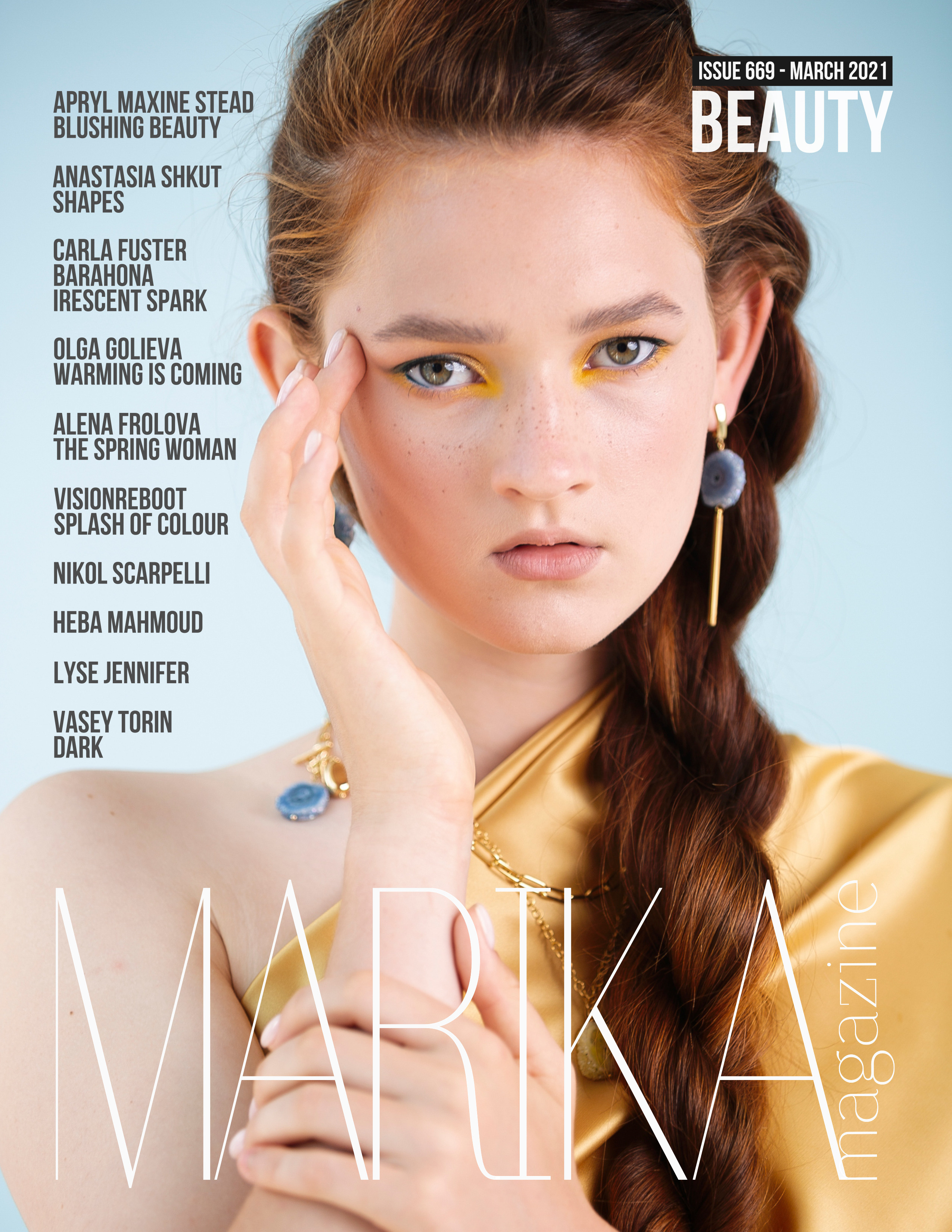 Журнал «MARIKA MAGAZINE» ISSUE 669 — Обложка! (апрель 2021). Beauty и Fashion фотограф в Сочи и в Москве Алена Фролова