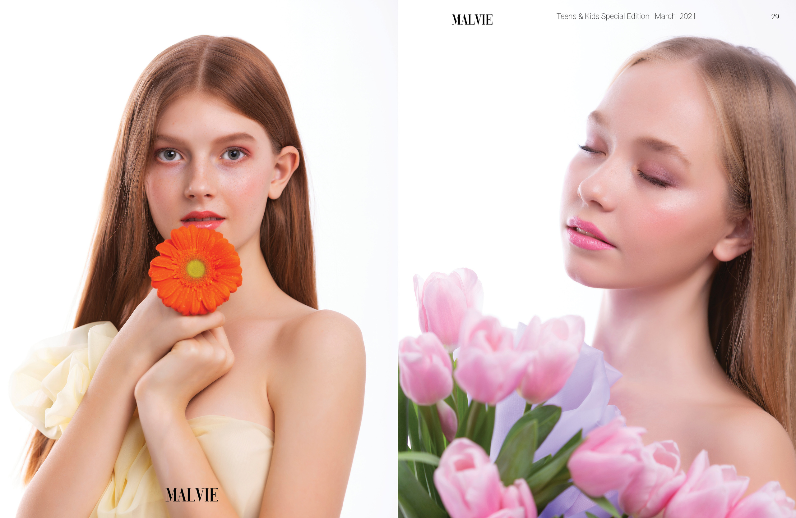 Журнал «MALVIE Magazine» Teen Special Edition Vol 22 (апрель 2021). Beauty и Fashion фотограф в Сочи и в Москве Алена Фролова