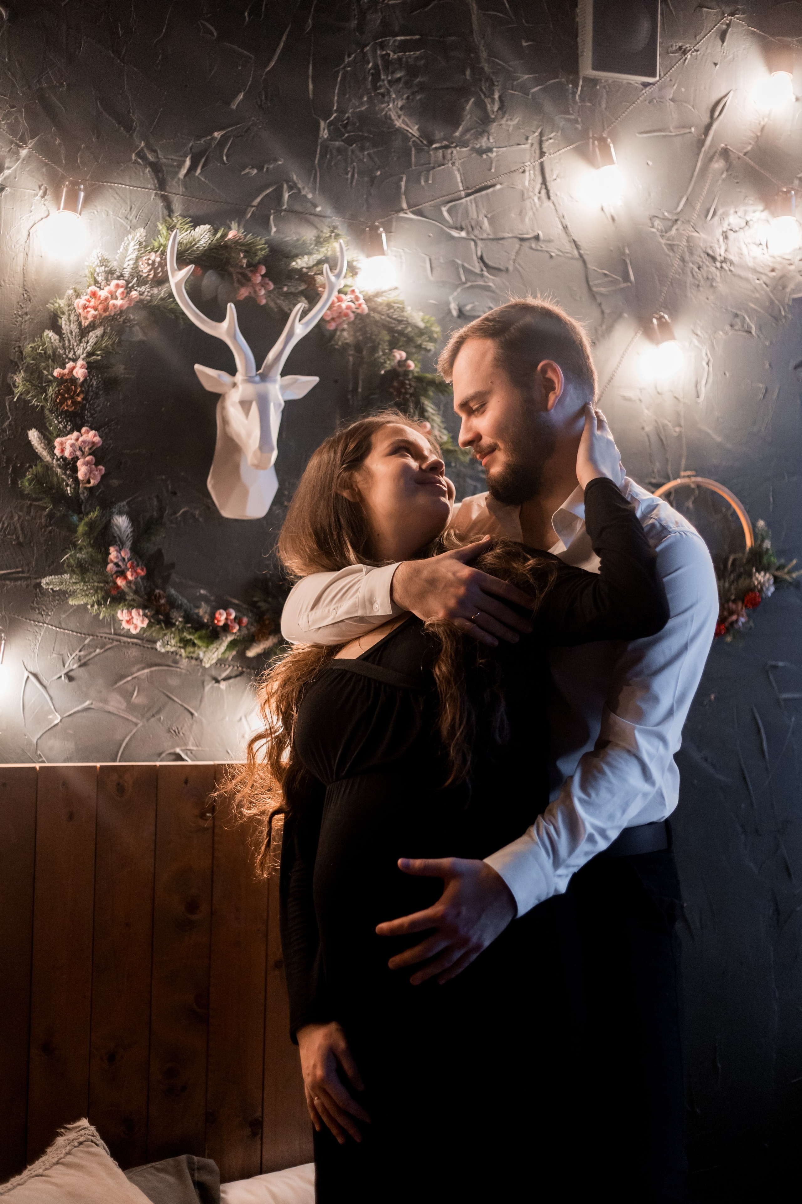 Новогодние Мира и Дима. Фотограф в Петербурге