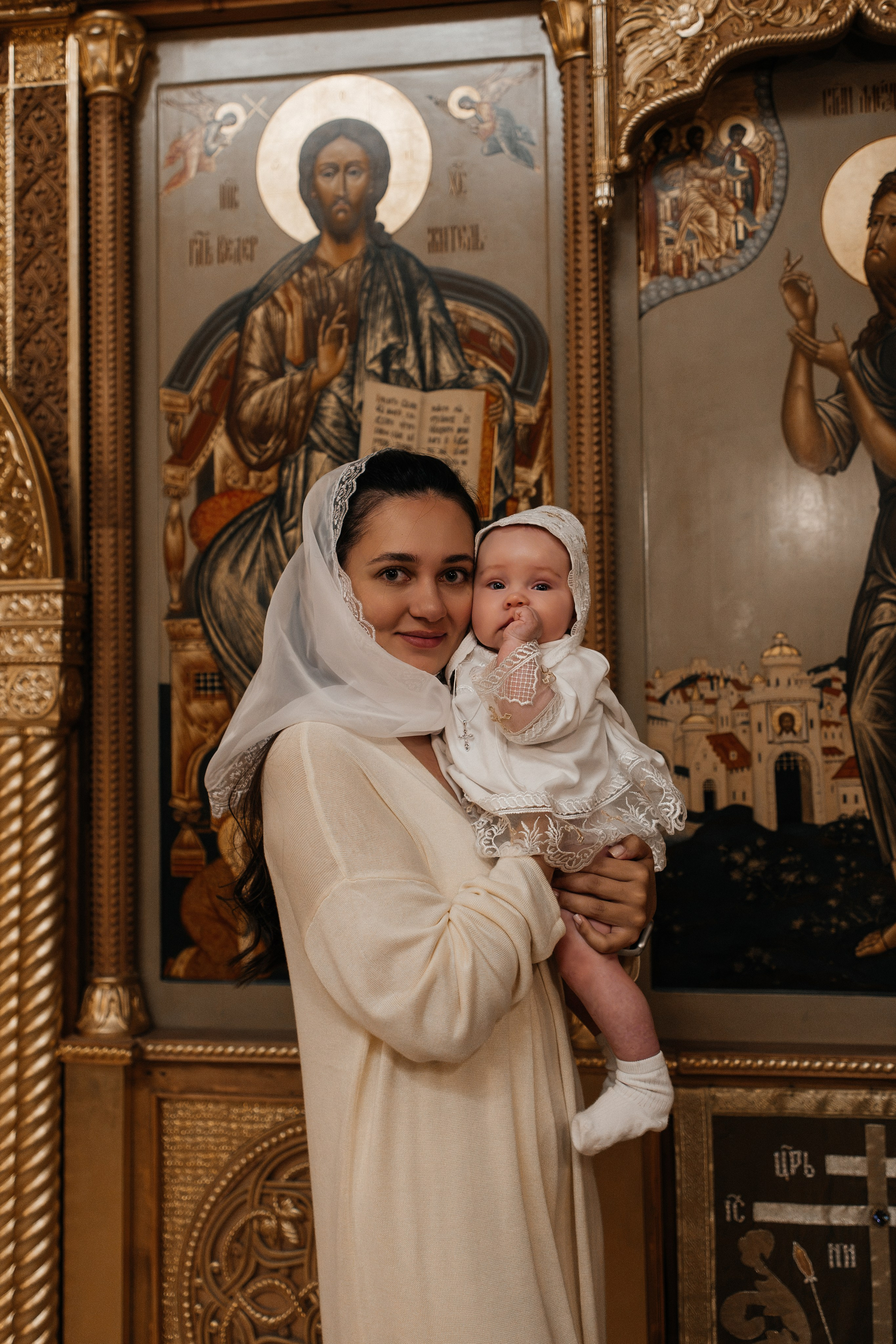 Крещение Анны. Семейный фотограф в Москве Алина Киблина