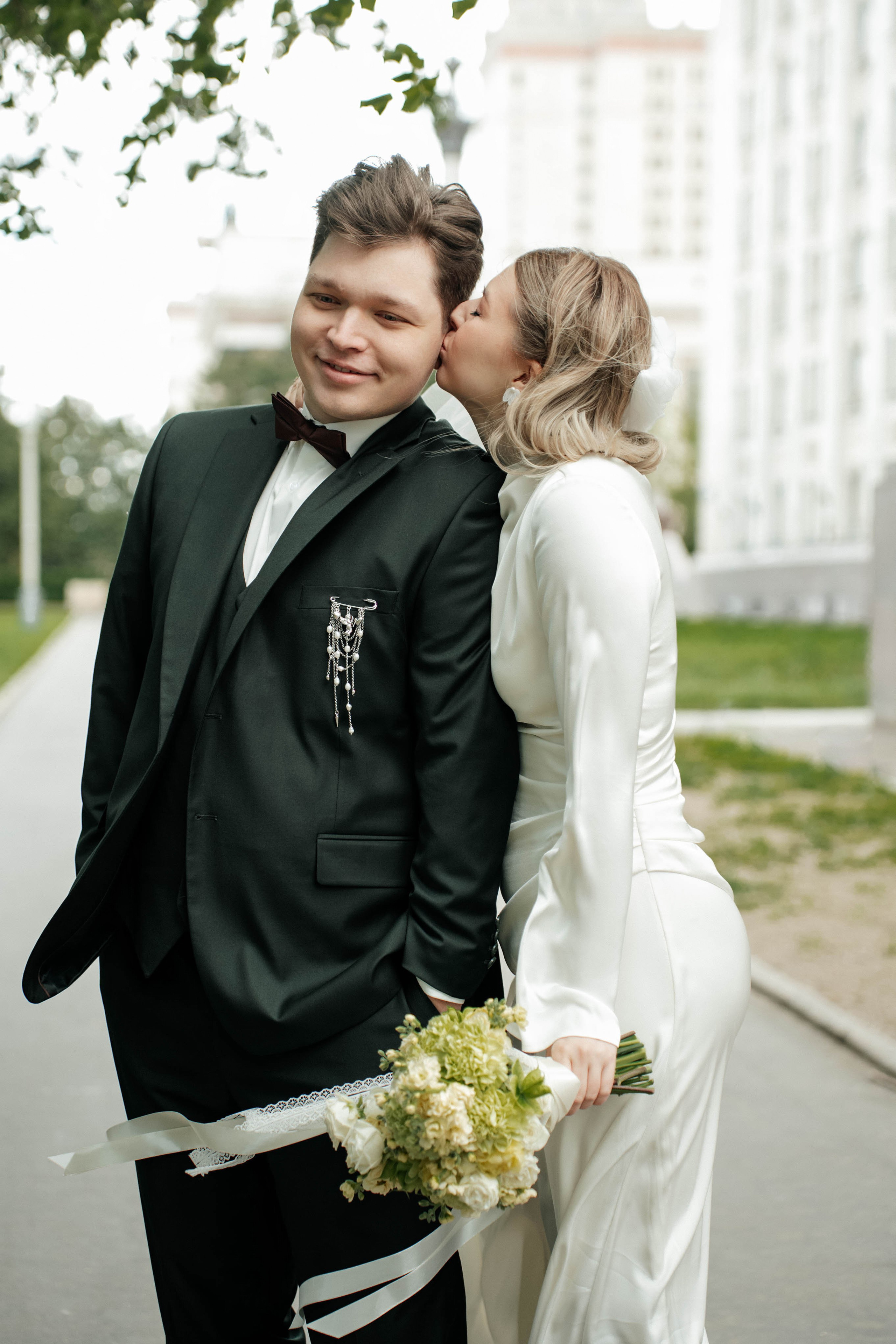 Евгений и Анастасия / Особняк Спиридонова, МГУ. Свадебный фотограф Москва Александра Аверкова