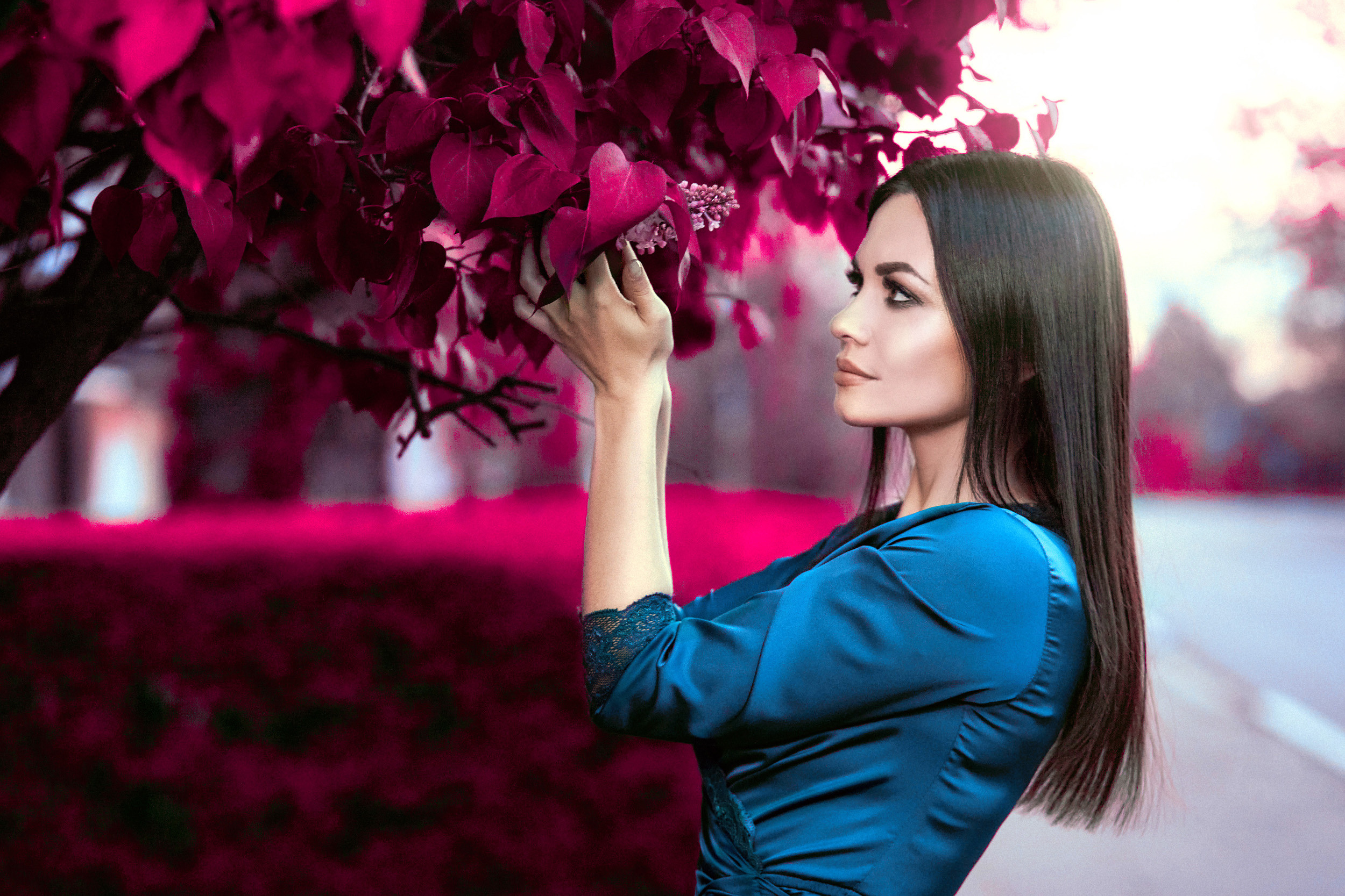 Съемка с сиренью. Фотограф Андрей Лёвкин