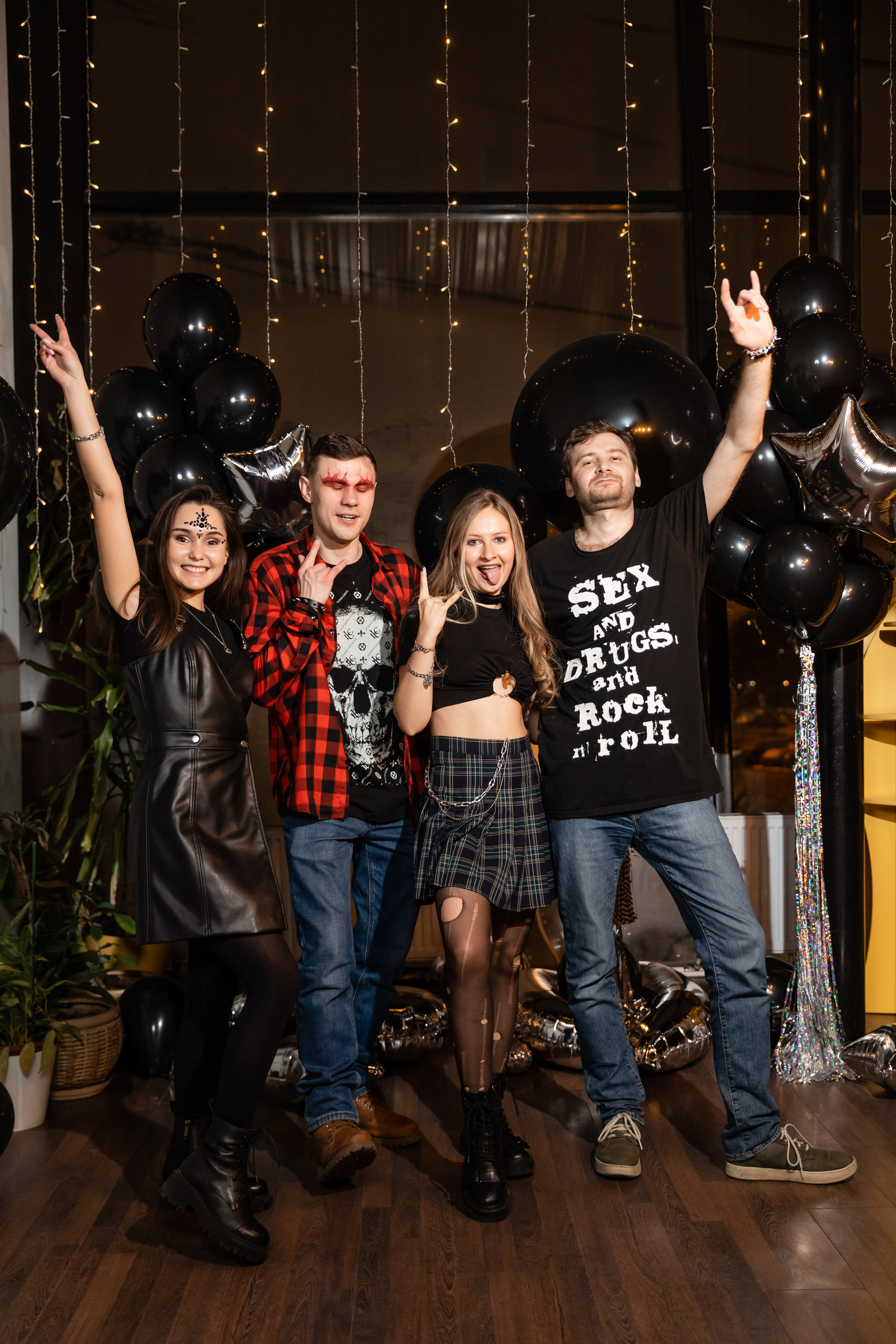 RDP НГ в стиле рок. Свадебный фотограф Москва