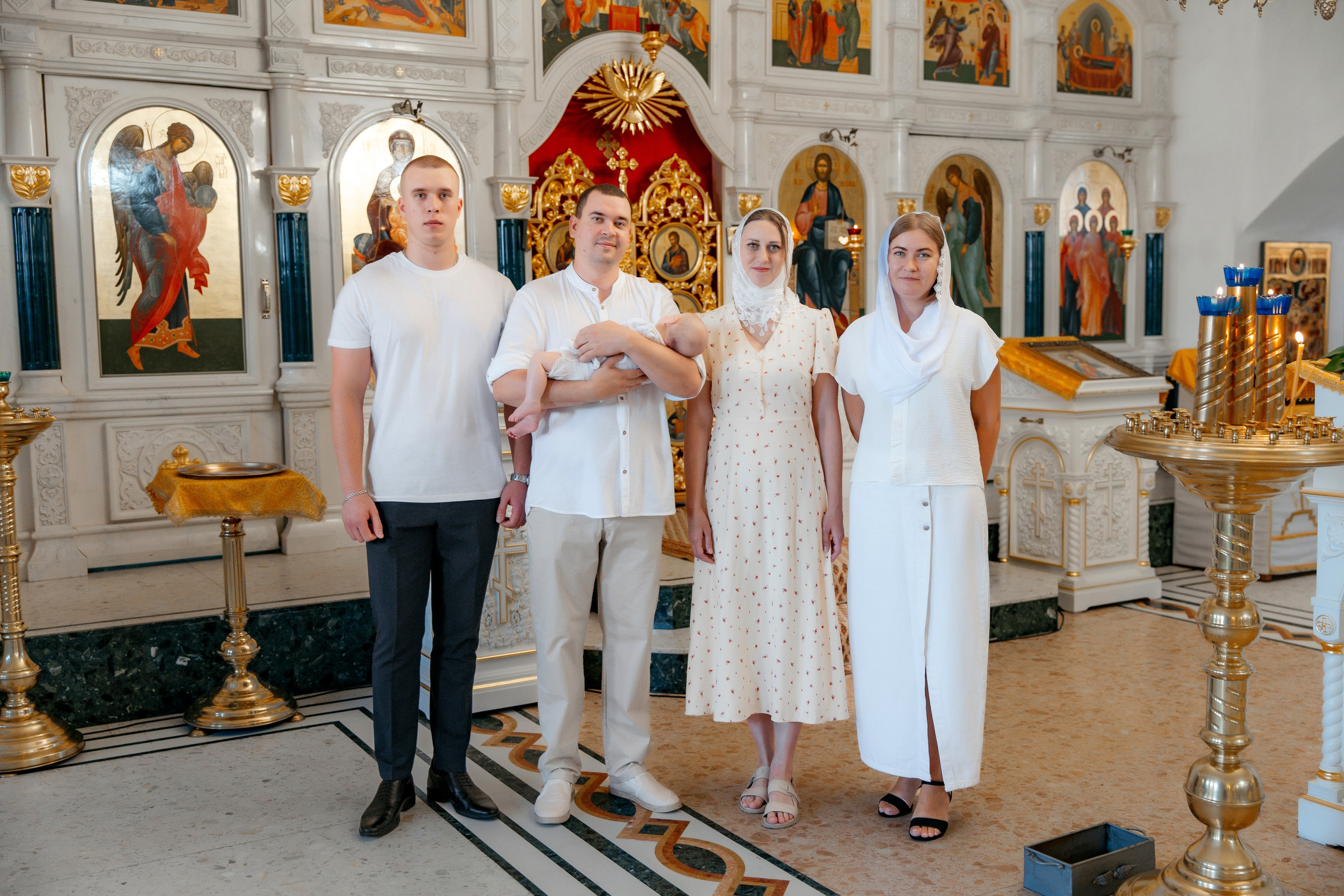 Таинство Крещения Михаила. Свадебный и Семейный Фотограф в Краснодаре