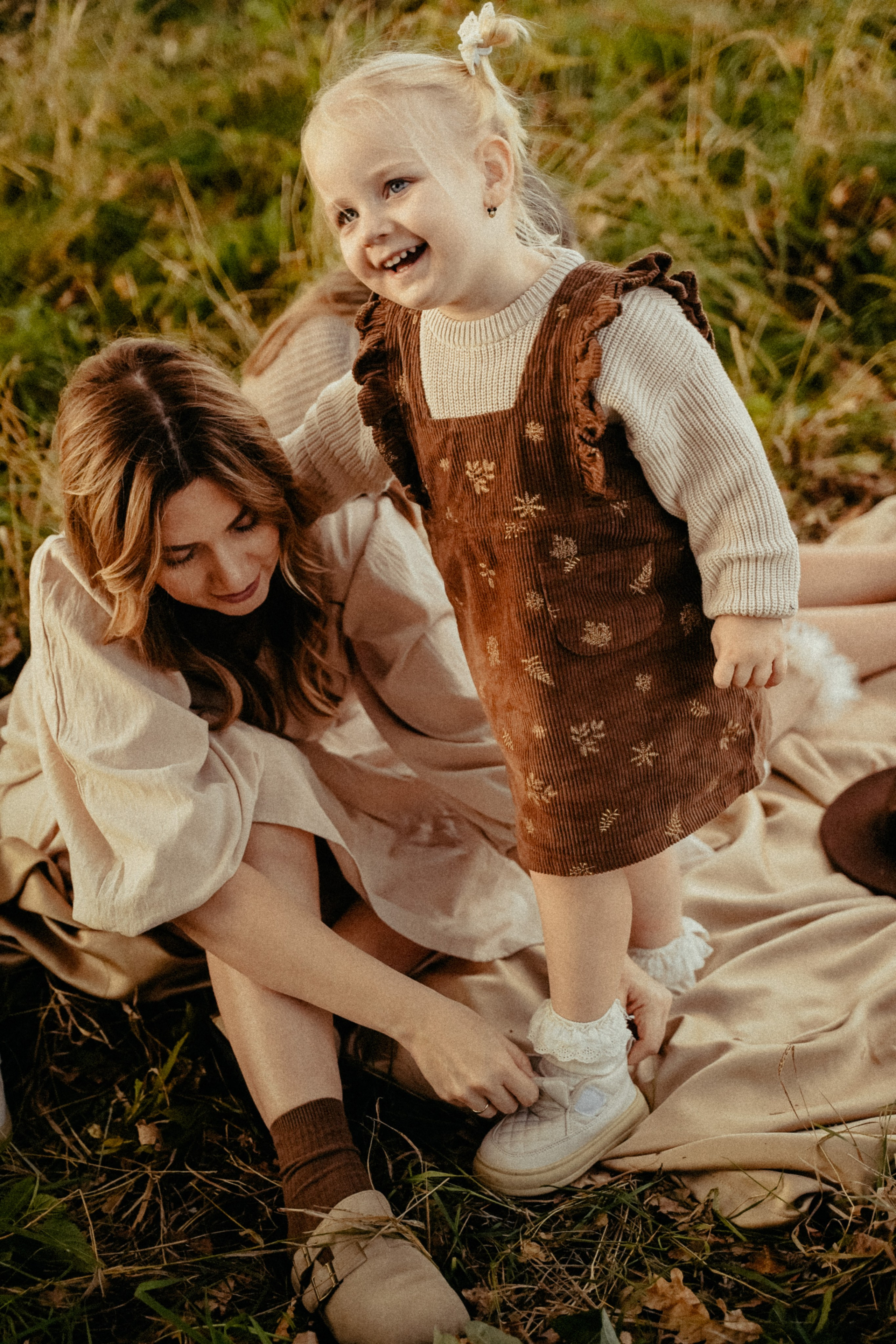 Семья на природе