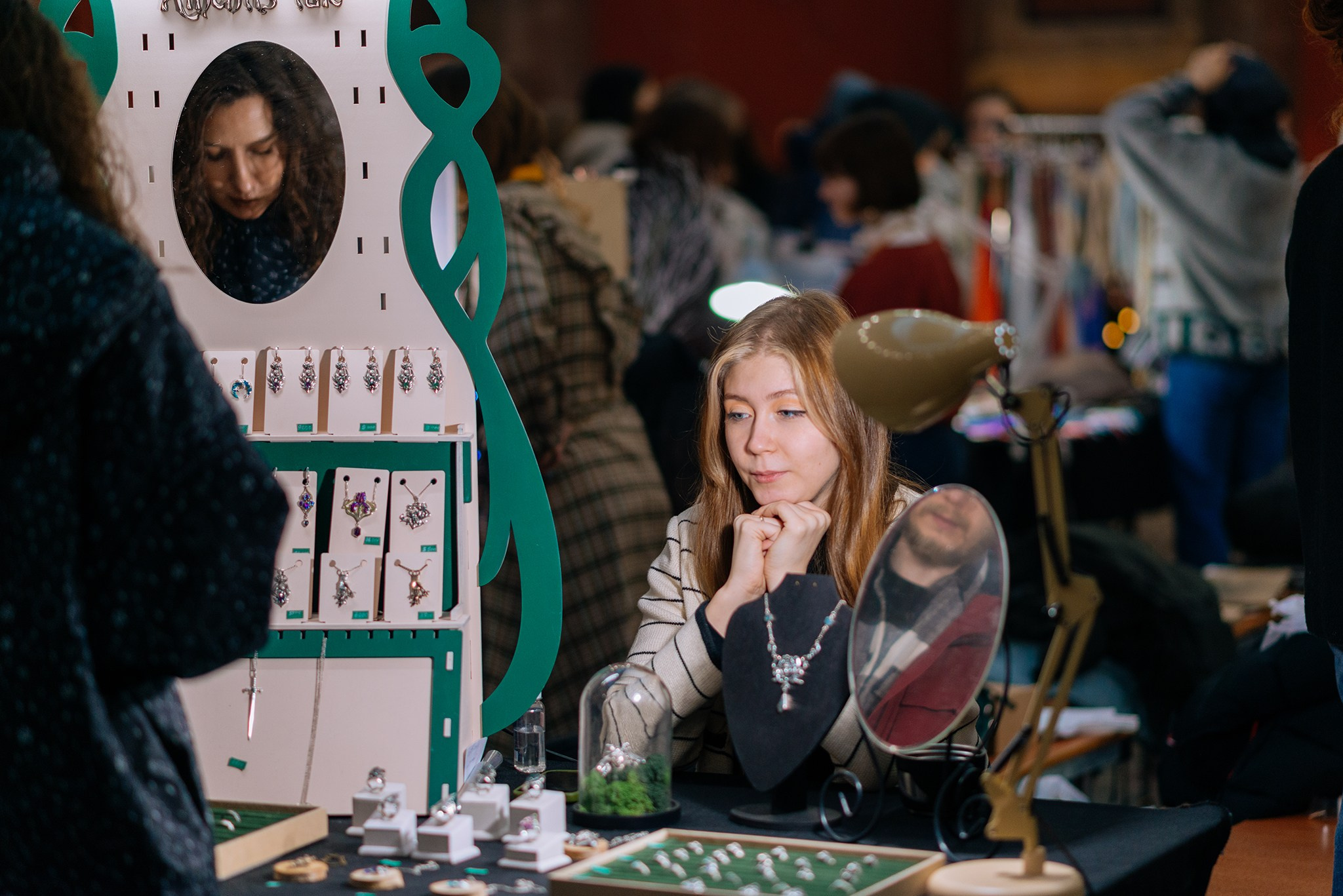 Ёлка. Ярмарка в Академии Штиглица. Декабрь 24. Репортажный фотограф в Санкт-Петербурге Анастасия Клёпова